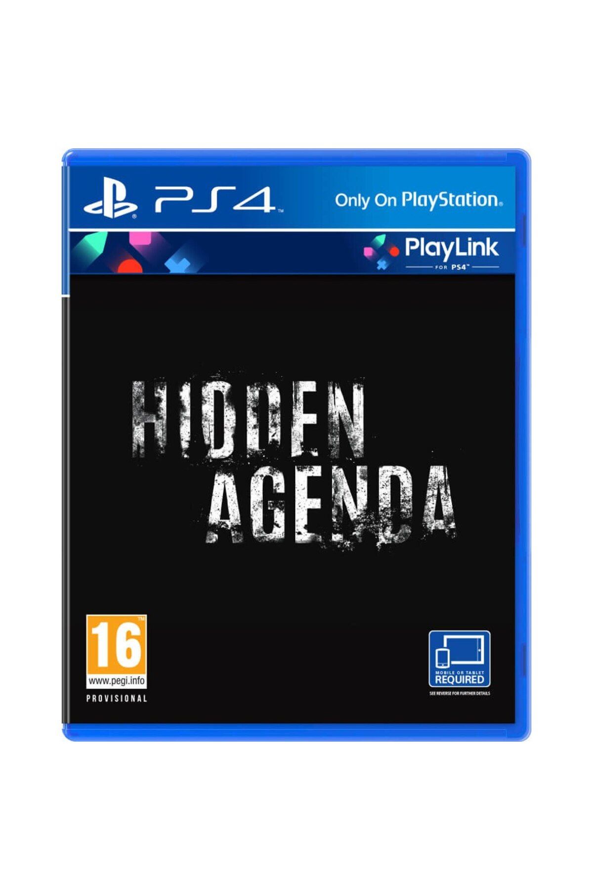 speedbazaar Hidden Agenda T rk e Altyaz S f r Jelatinli Ps4