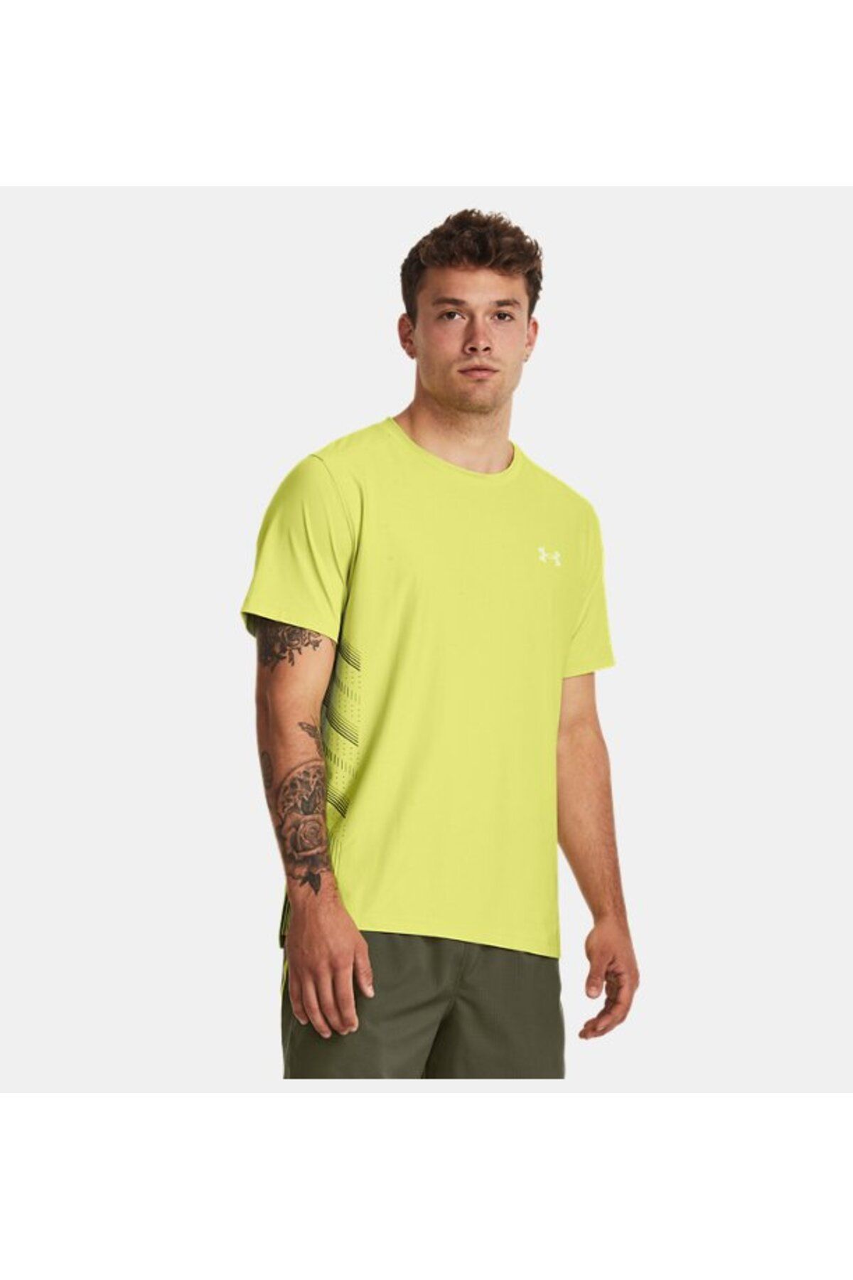 تی شرت زرد مردانه آستین کوتاه لیزر 1376518 743 Under Armour