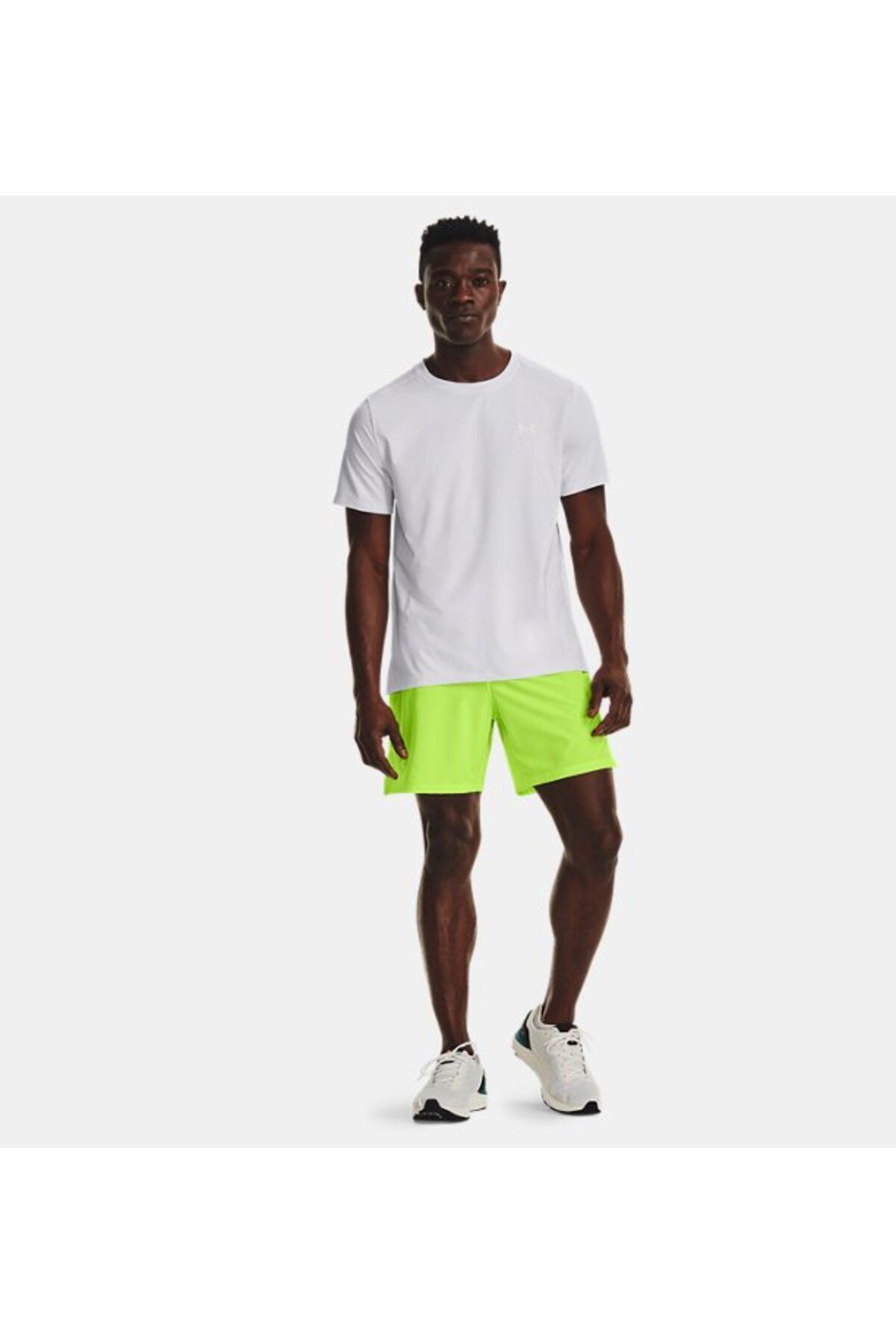 تی شرت سفید مردانه آستین کوتاه لیزر در UA 1376518 101 Under Armour