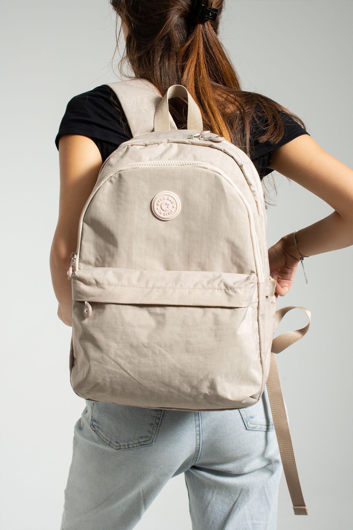 GP GUES POLO-SCHOOL BAG MEGA LARGE SIZE MULTI COMPARTMENT BACKPACK 8