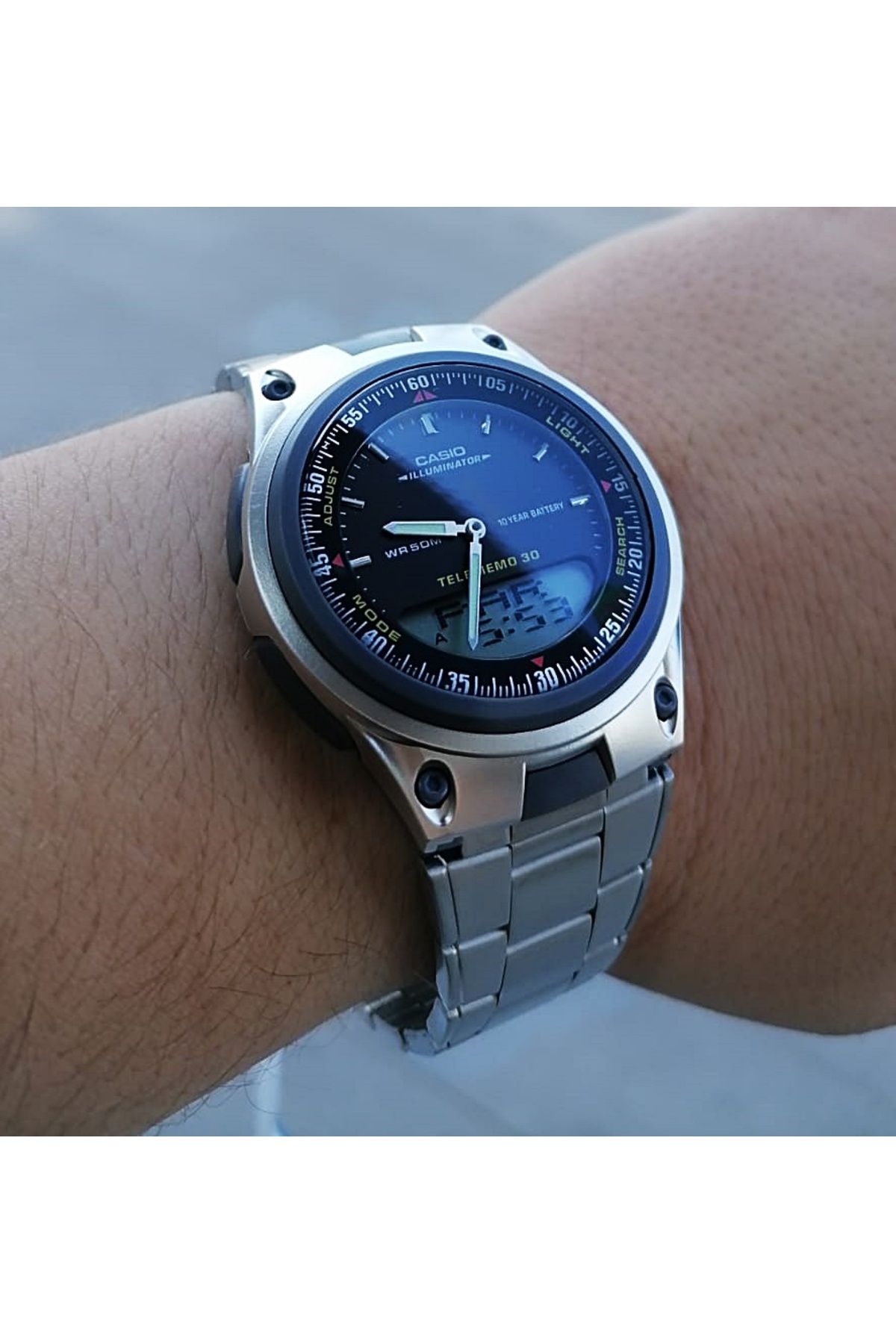 Casio Watch - Gray - Plain - Trendyol