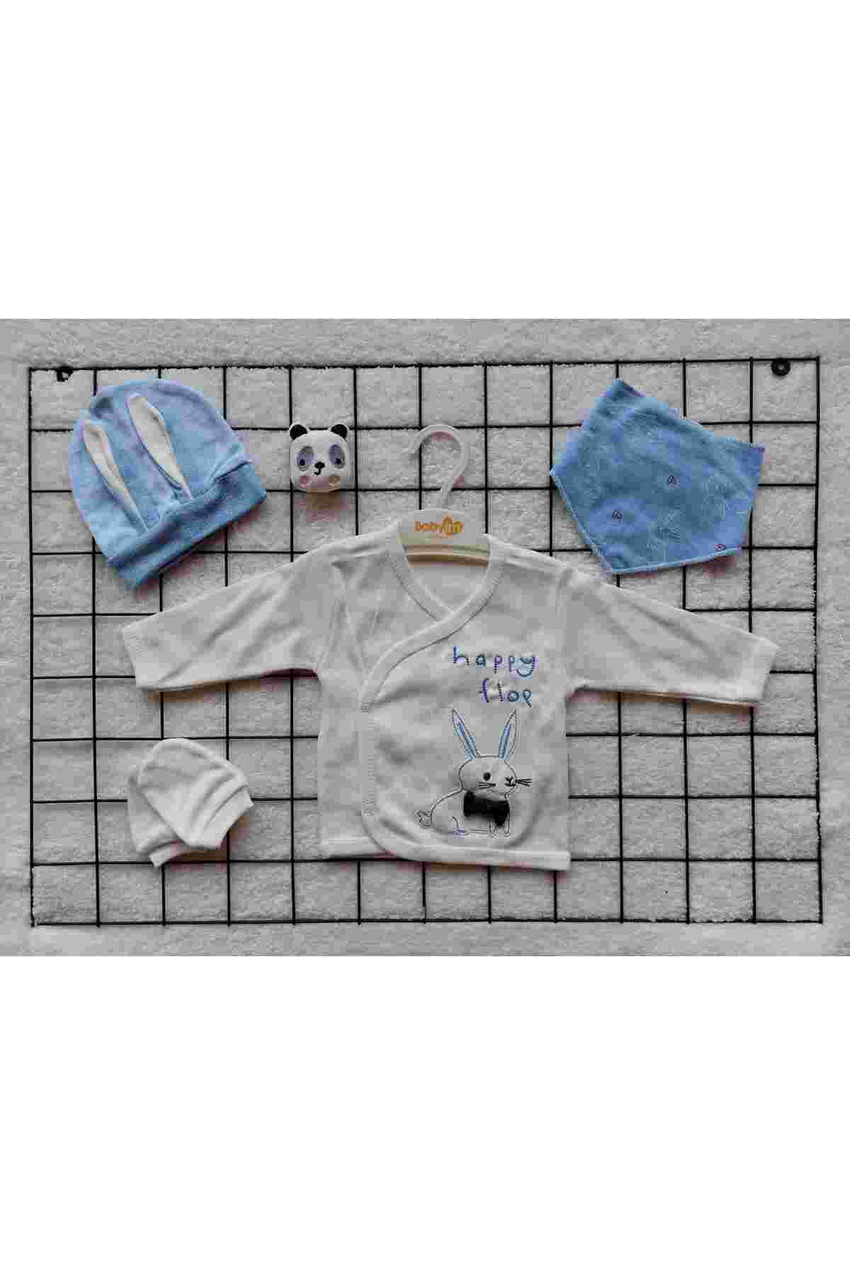 ست نوزادی پسرانه آبی Babyim | 1701 اورجینال - تصویر 3
