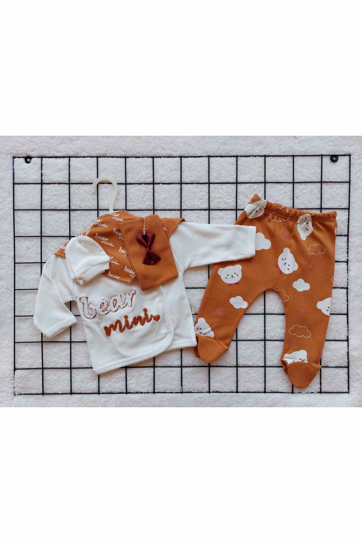 بادی نوزادی پسرانه قهوه ای Babyim | TYC00634815063 اورجینال - تصویر 2