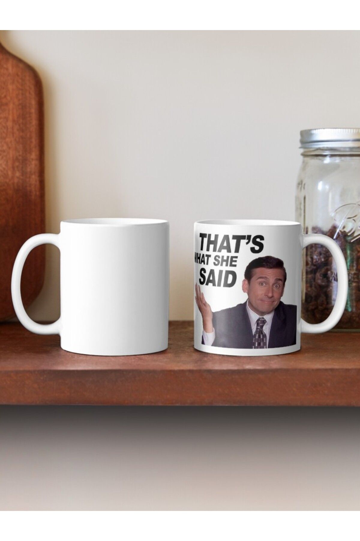 OXVİN That's What She Said Michael Scott, Dunder Mifflin, The Office Mug  Coffee Gift Cup (SINGLE) - Trendyol