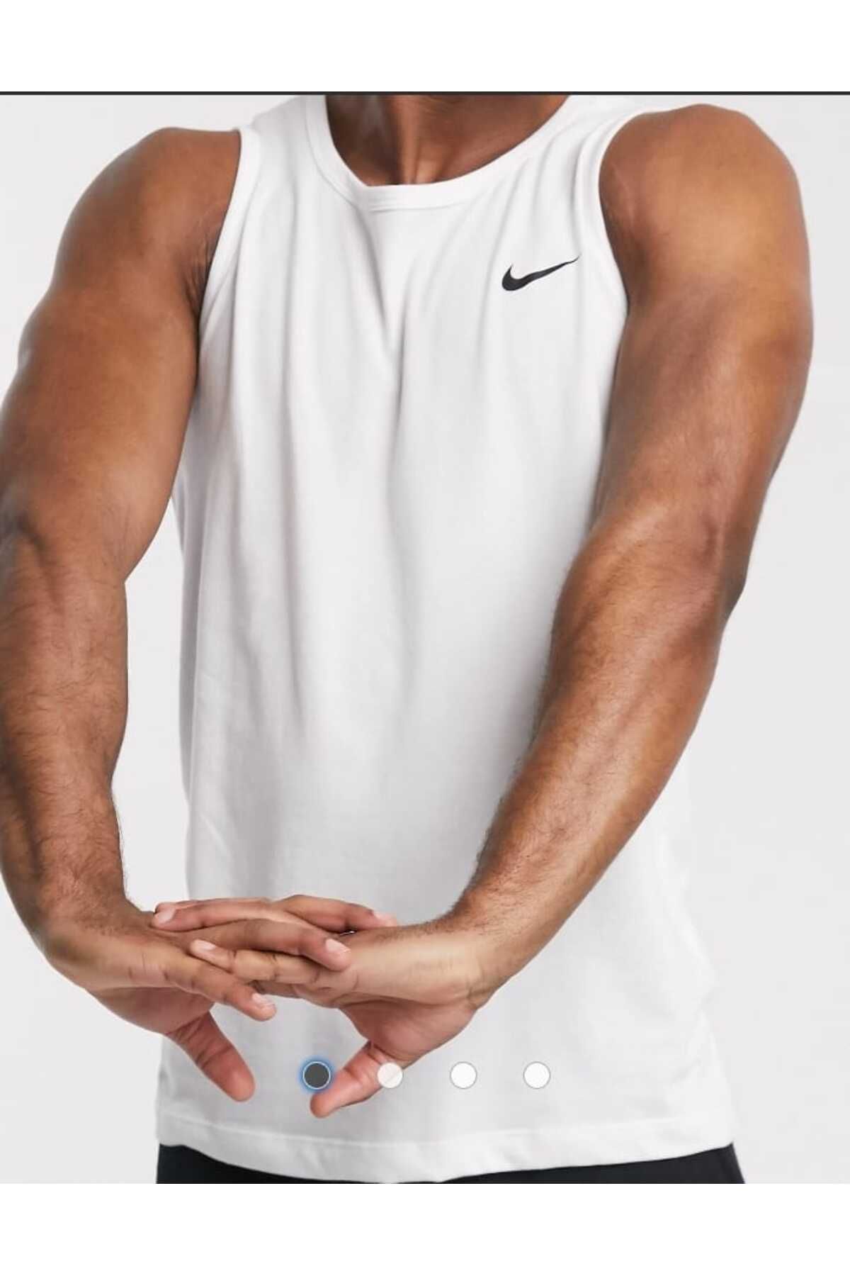 White nike 2025 vest top