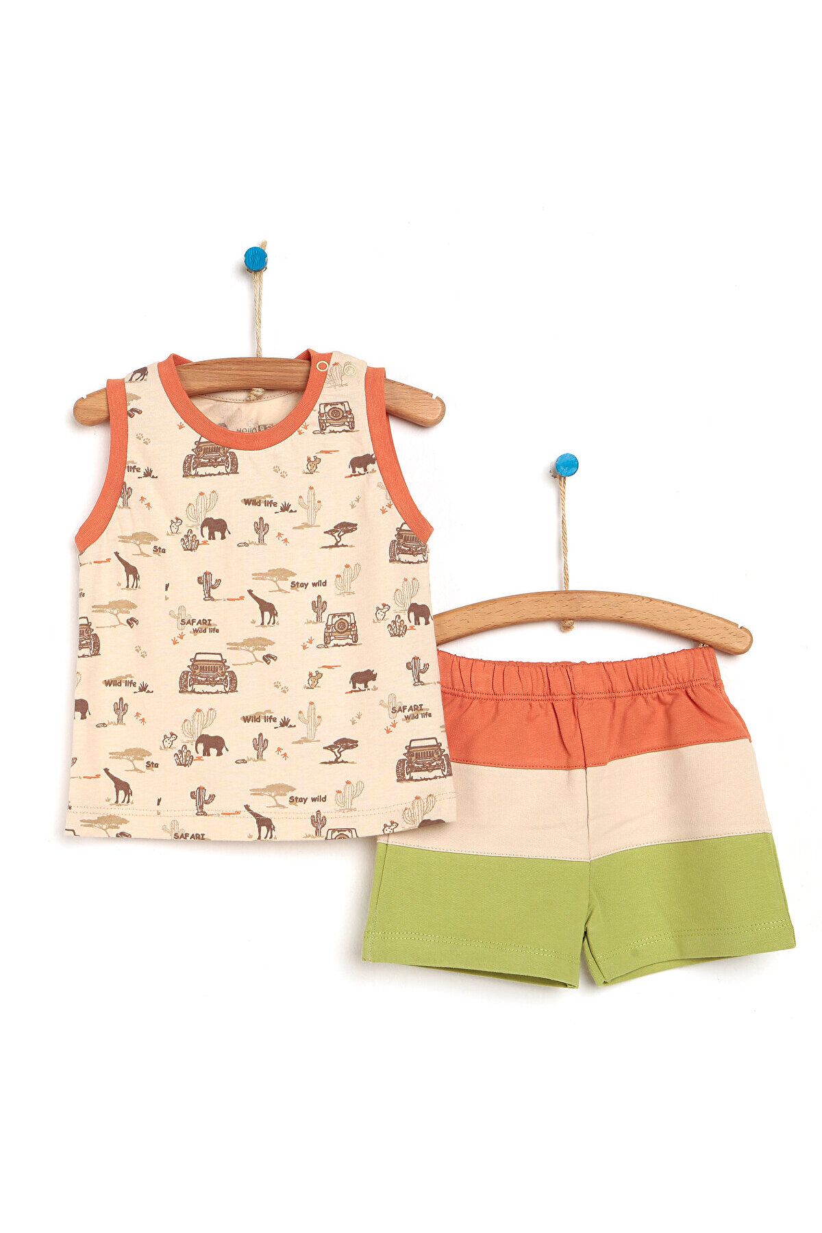 تاپ تانک سافاری HelloBaby برای نوزاد پسر ebebek Hello Baby