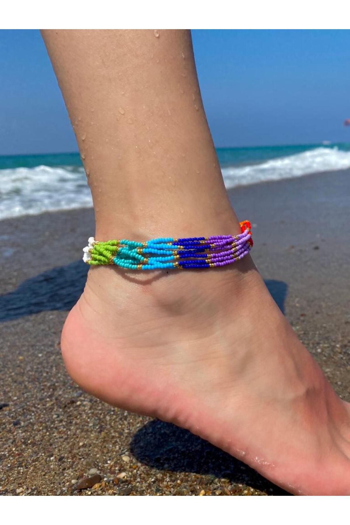 Colorful anklet shop