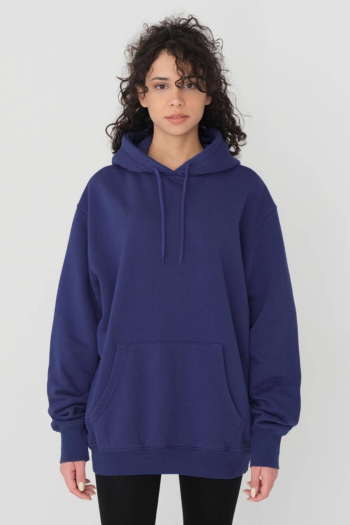 Addax Kapu onlu Oversize Basic Sweatshirt S9725 asn75 Fiyat Yorumlar Trendyol