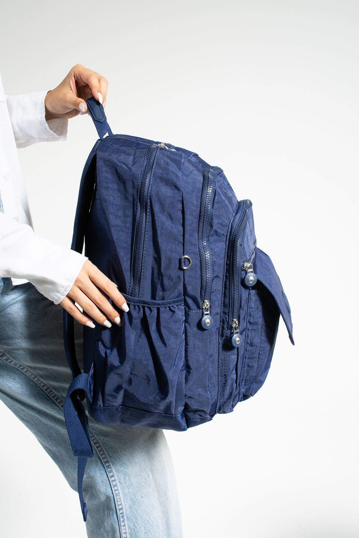 Denim shop school bags