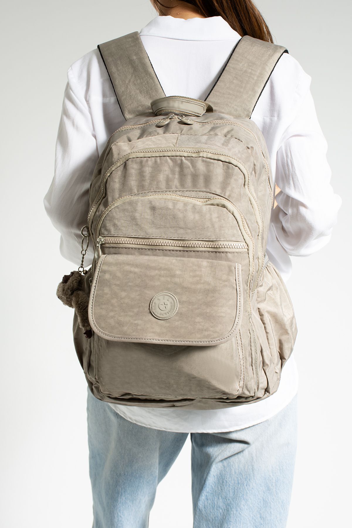 GP GUES POLO-SCHOOL BAG MEGA LARGE SIZE MULTI COMPARTMENT BACKPACK (WITH MONKEY) 6