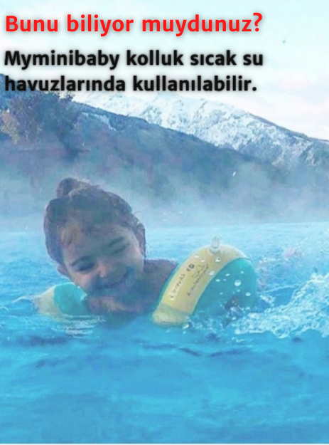 Myminibaby Başlangıç Seviye Yüzme Kolluk-Kısa Turuncu Deniz Havuz Çocuk  Yüzme Paleti 24-26