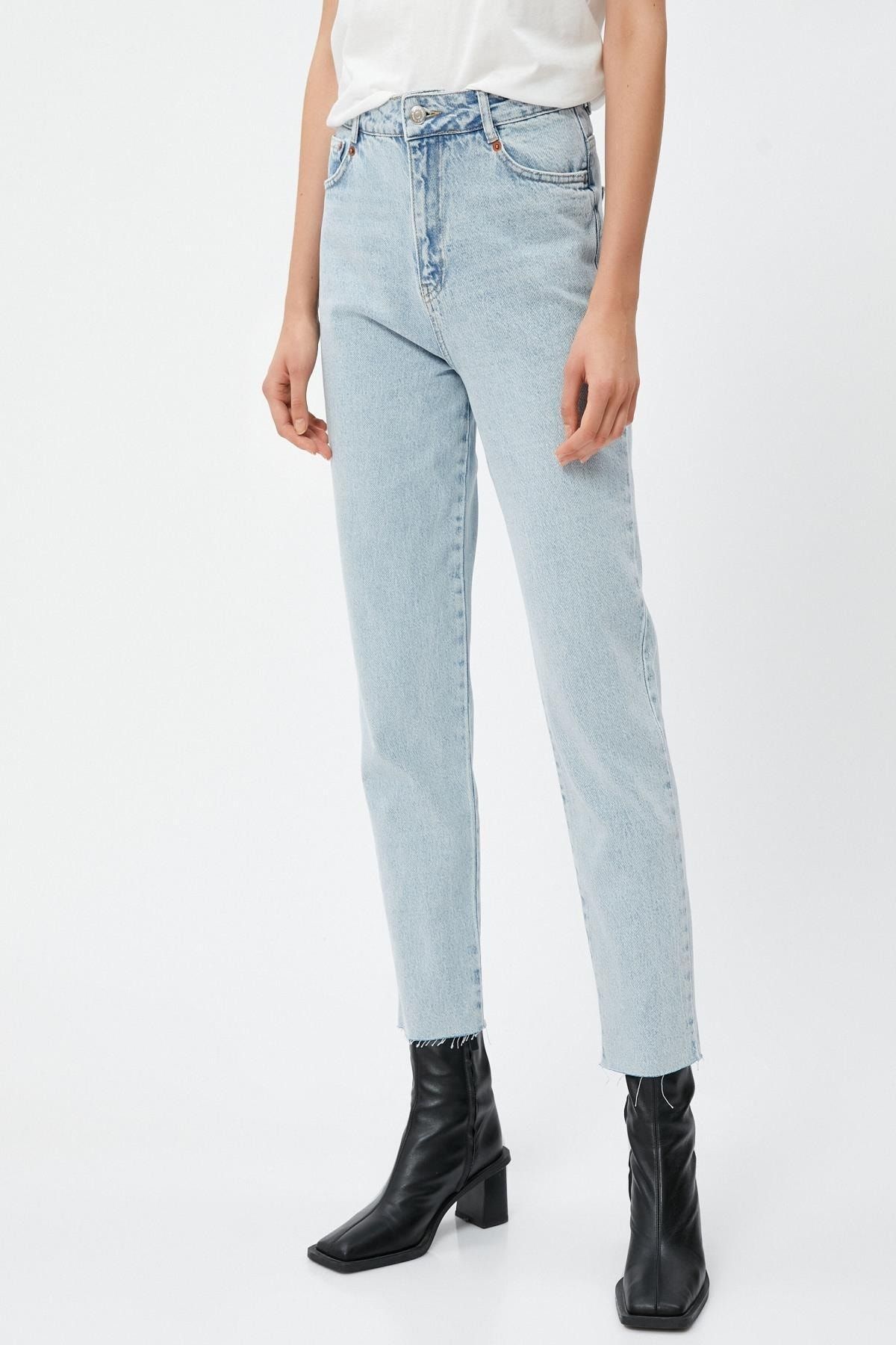 Kadın Açik Indigo Jeans