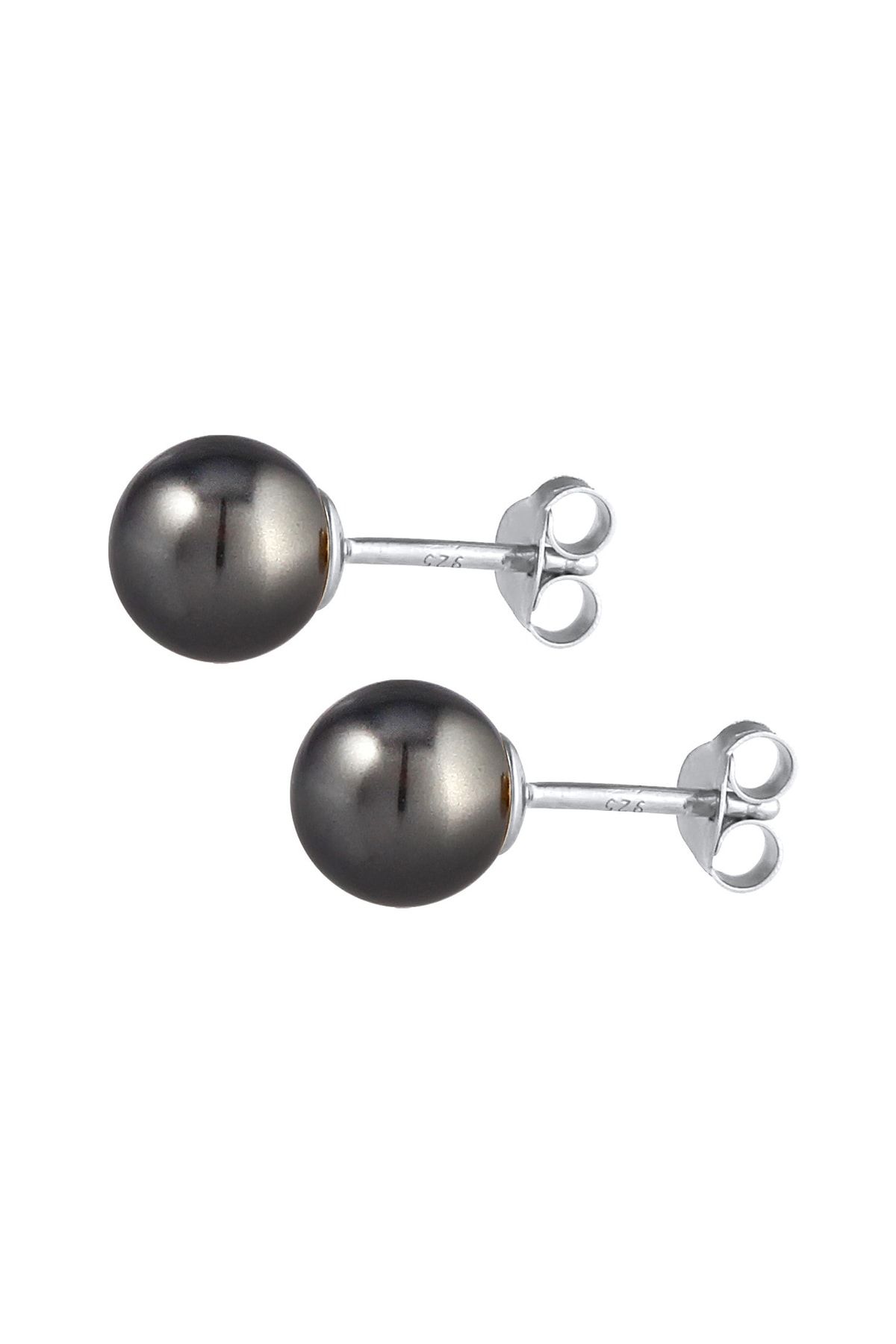 Nenalina-Ohrringe Basic Synthetische Perle 925 Silber 3