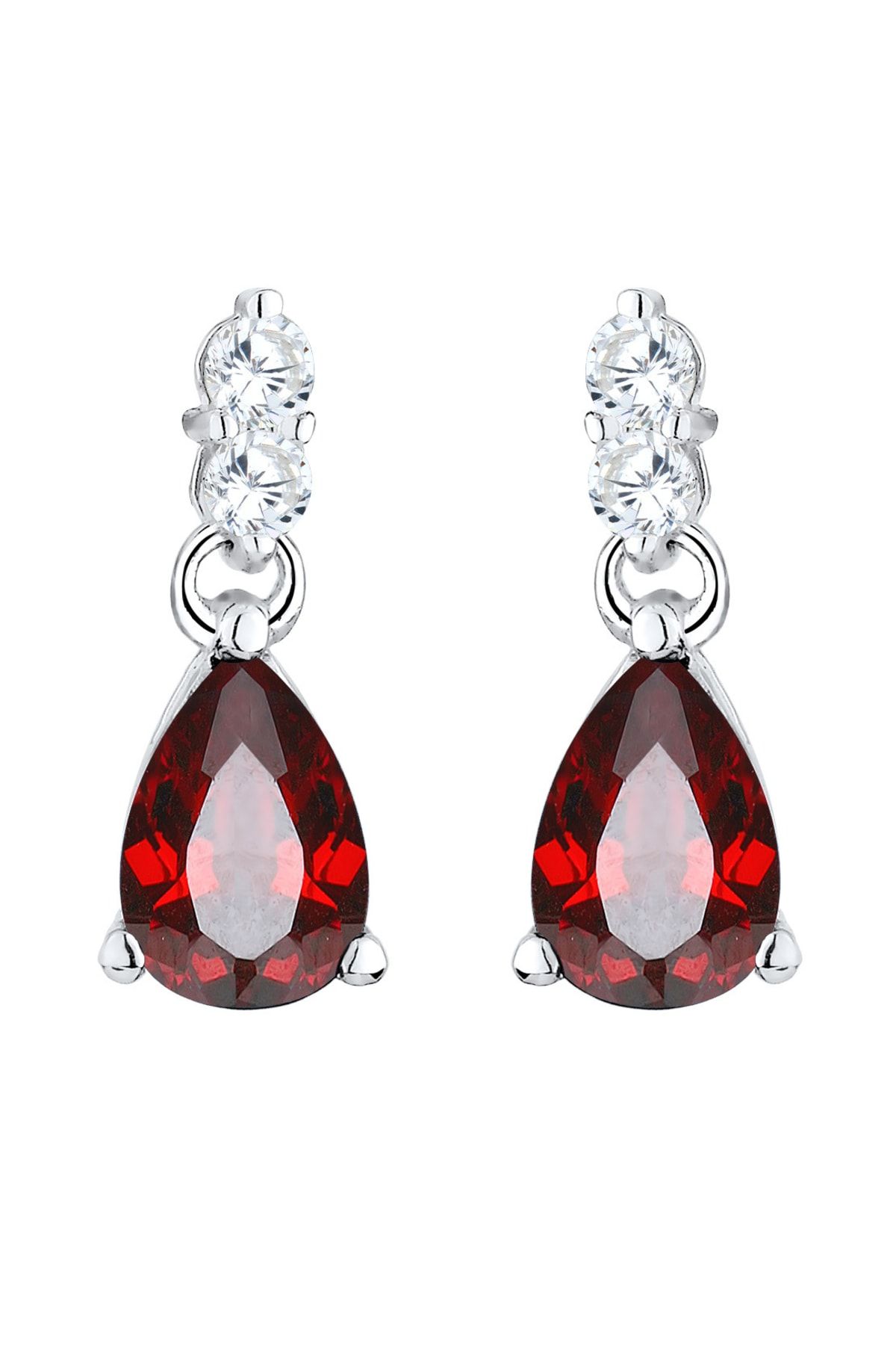 ELLI-Ohrringe Tropfen Zirkonia Glamour Elegant 925 Silber 2