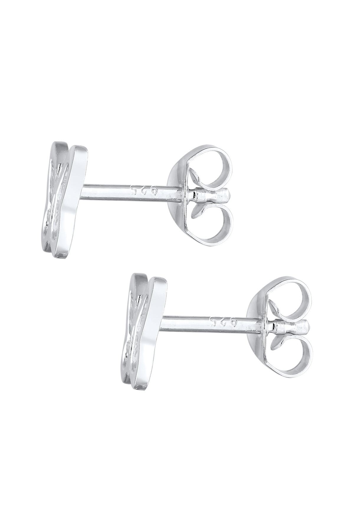 ELLI-Ohrringe Schmetterling Trend Symbol 925 Silber 3