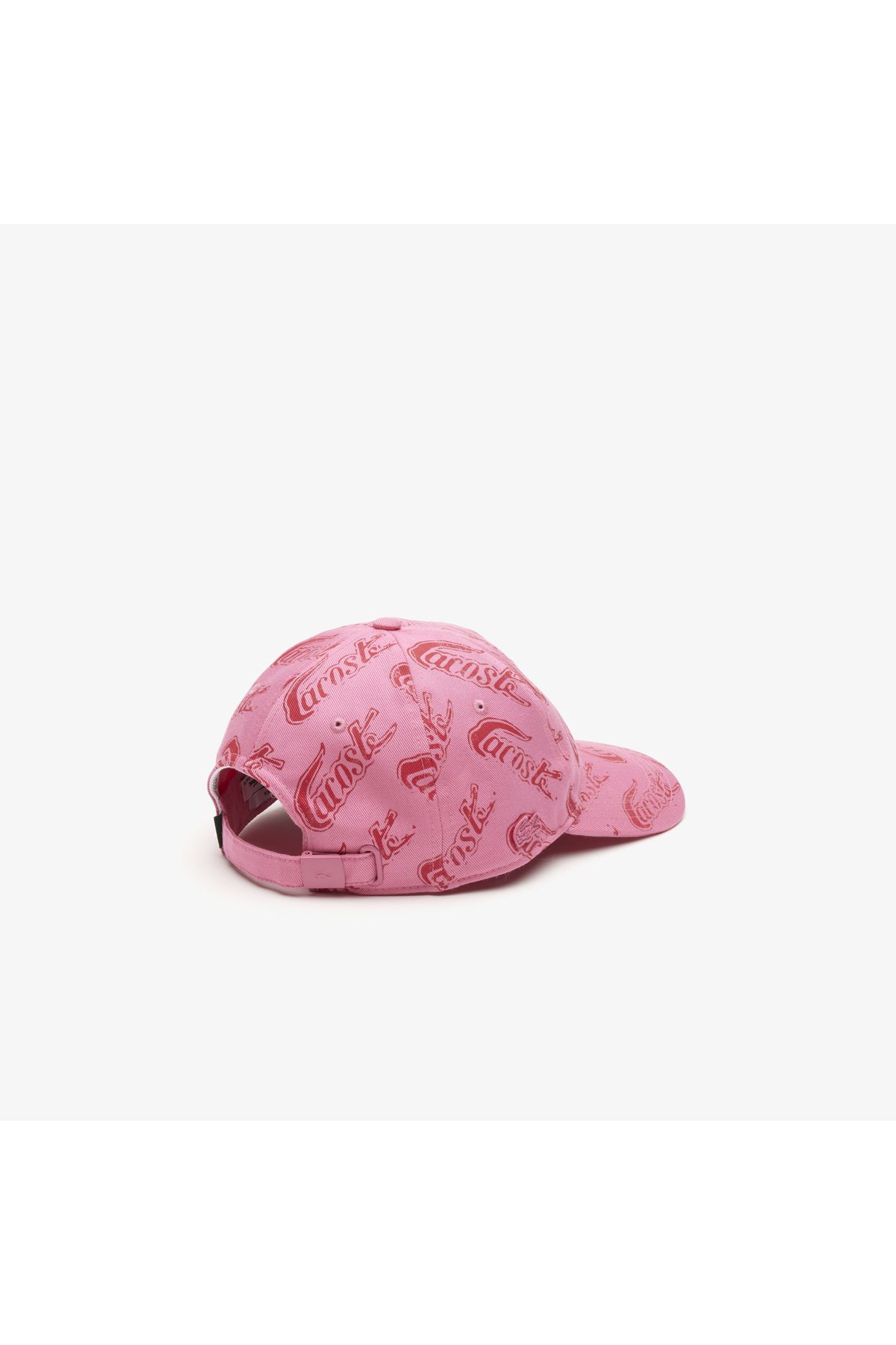 Lacoste unisex کلاه صورتی چاپی