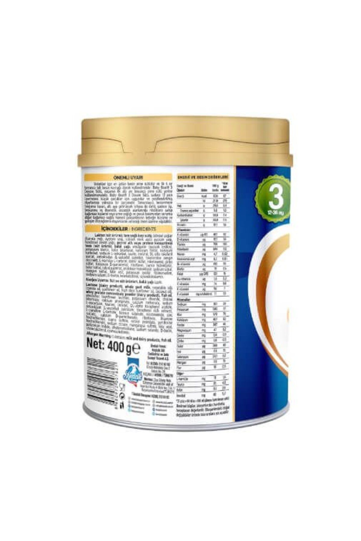 Baby Goat 3 Keçi Devam Sütü 400 gr