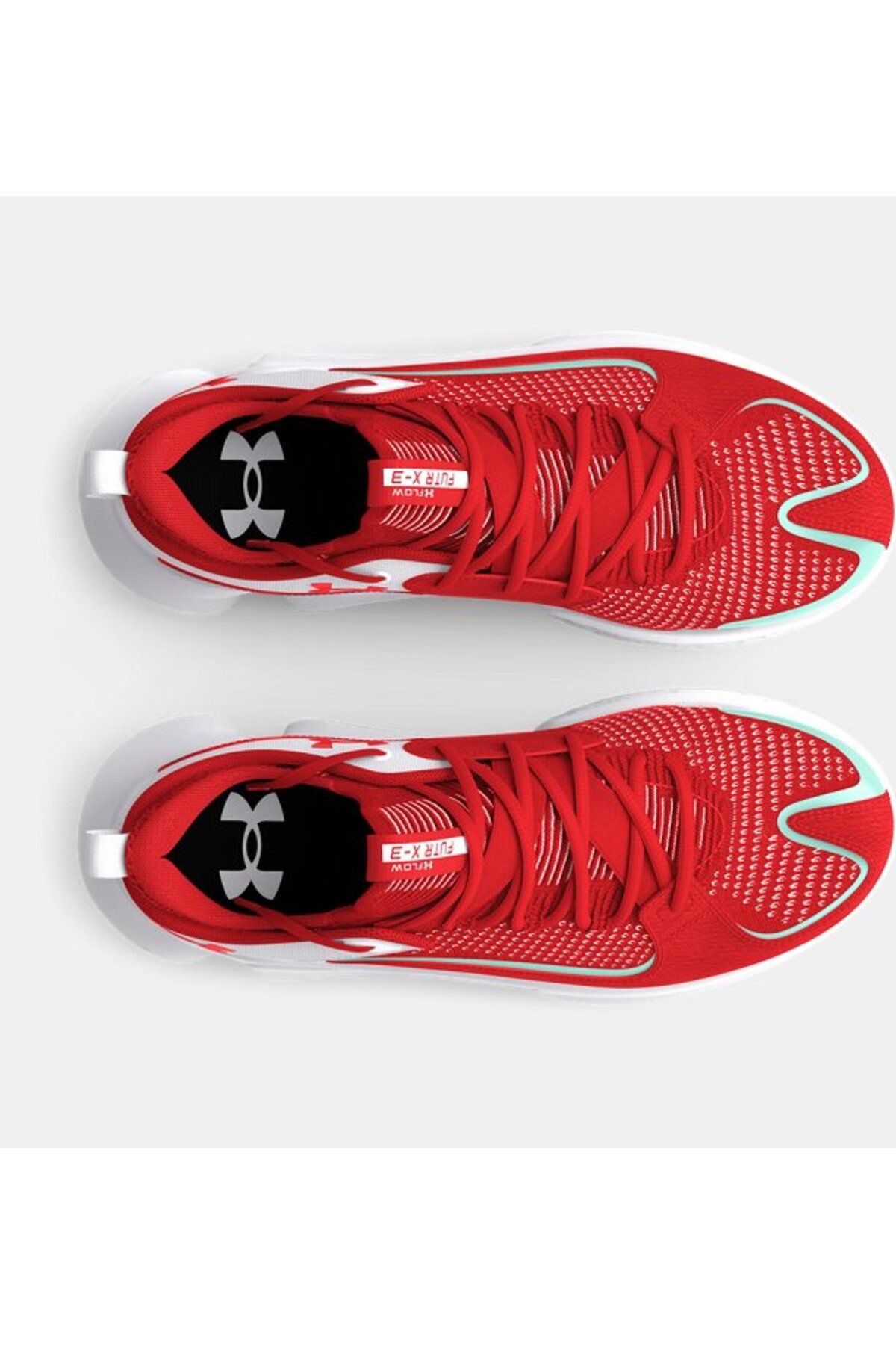 کفش بسکتبال قرمز مردانه و زنانه های UA FUTR X 3 3026630 600 Under Armour