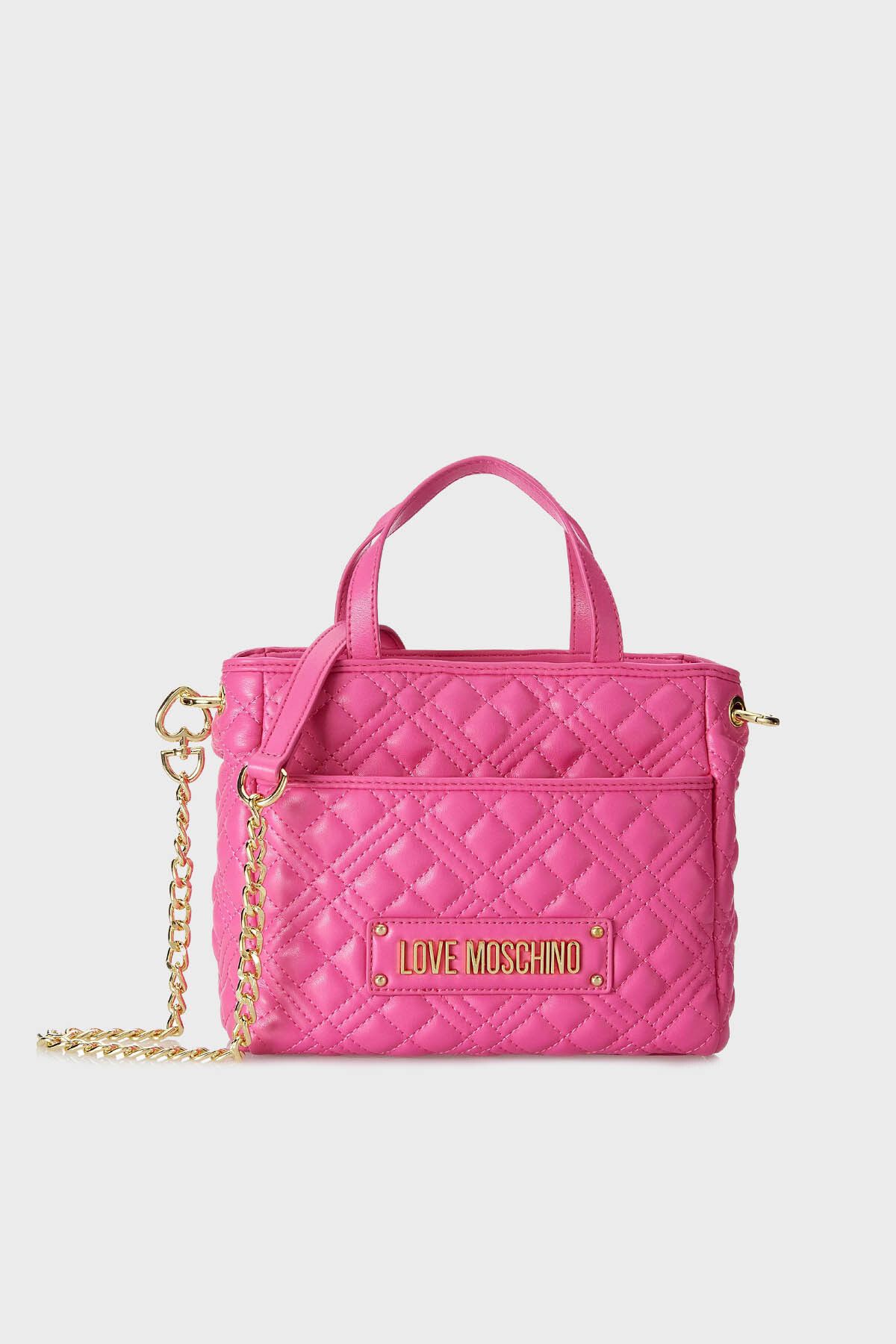 Moschino pink quilted bag store