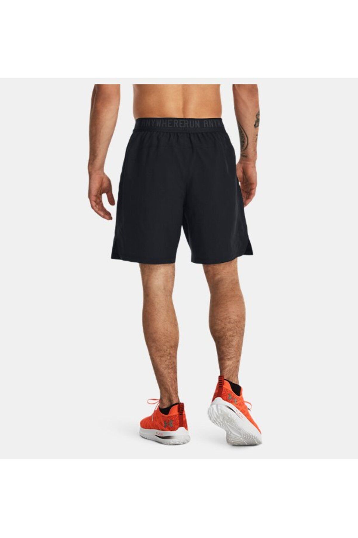 شورت ورزشی مشکی مردانه UA در همه جا کوتاه 1379294 001 رانینگ می شود Under Armour