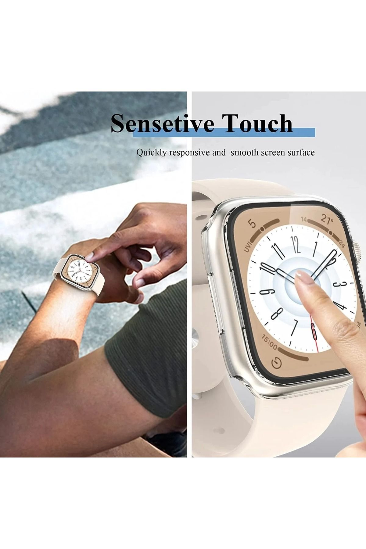 ERMER Apple Watch Series 2nd 3rd Generation Compatible Smart Watch