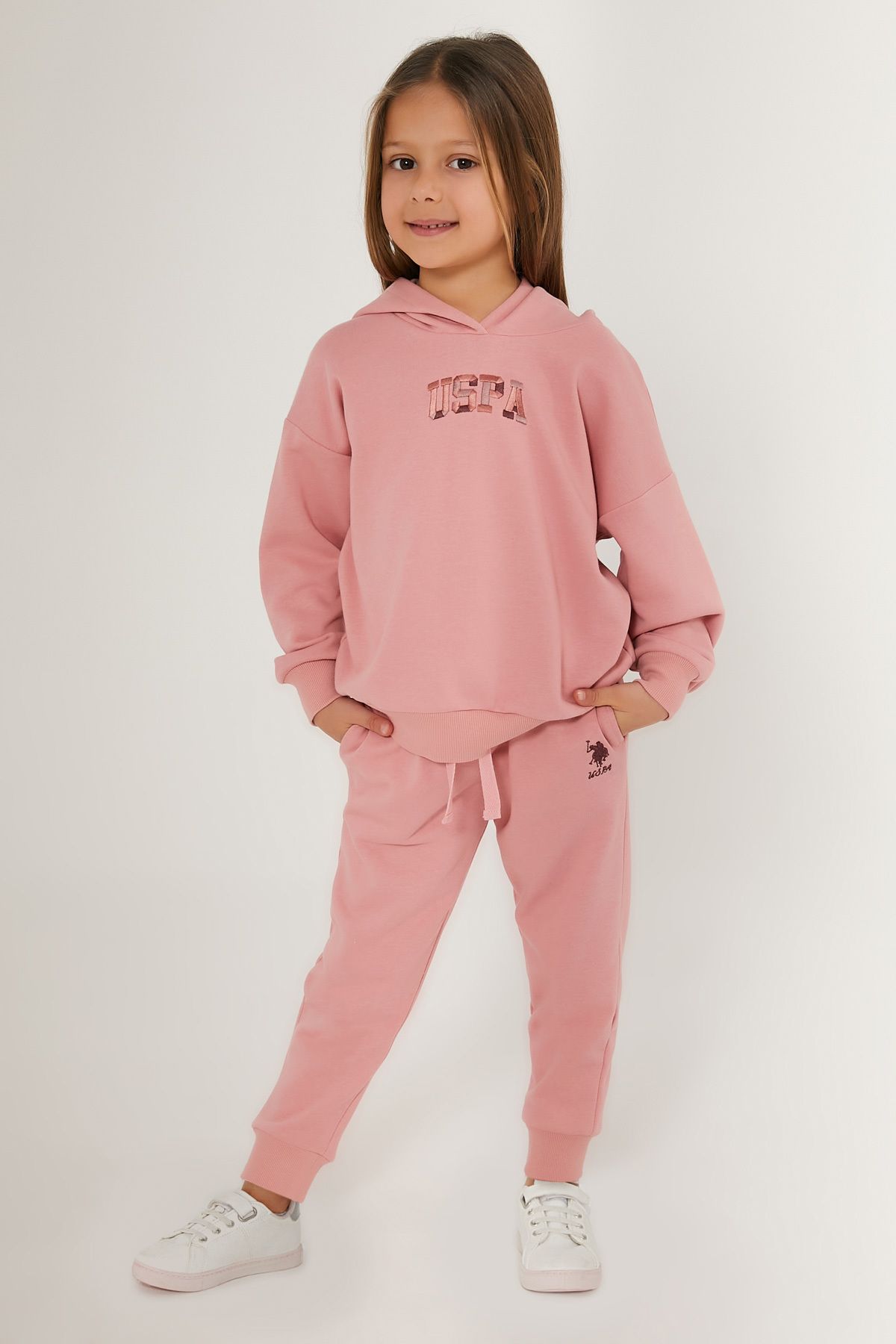 Polo sweatsuit pink best sale