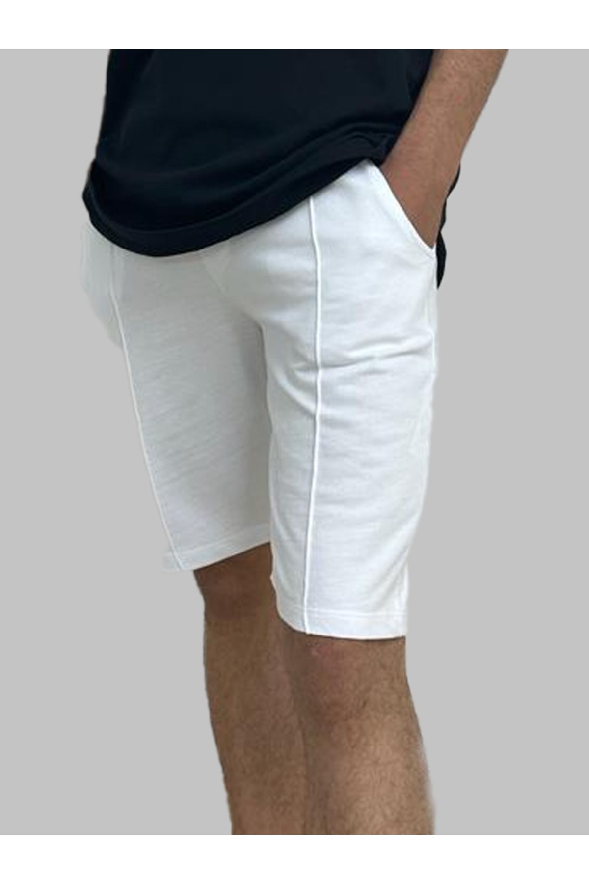 Man Of Man-Ribbed Stitched 2 Thread 100% Cotton Shorts 3