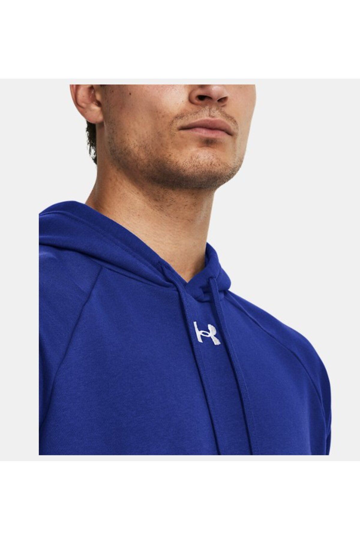 سویشرت ورزشی آبی مردانه رقیب UA Fleece Hooded Top 1379757 400 Under Armour