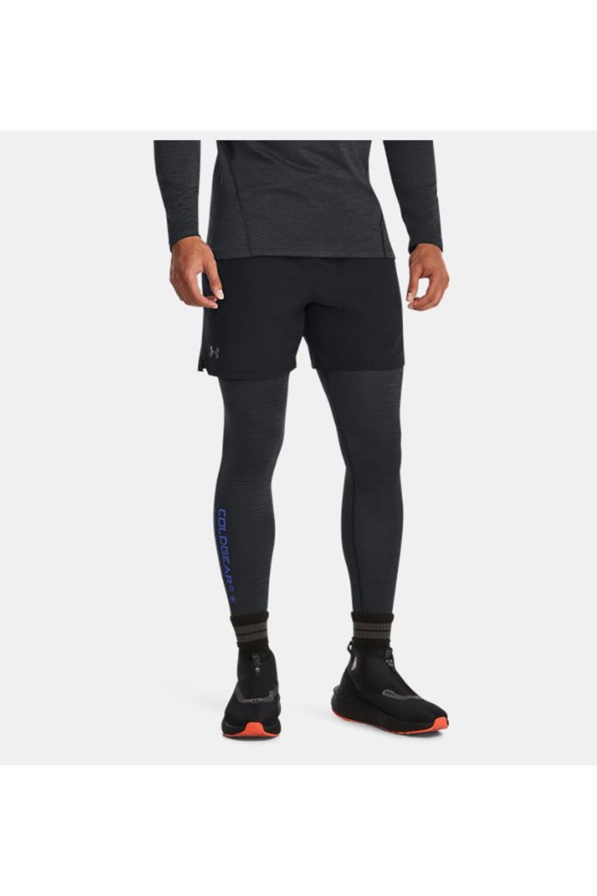 شورت ورزشی مشکی مردانه های گرافیکی بافندگی 6 اینچ Under Armour