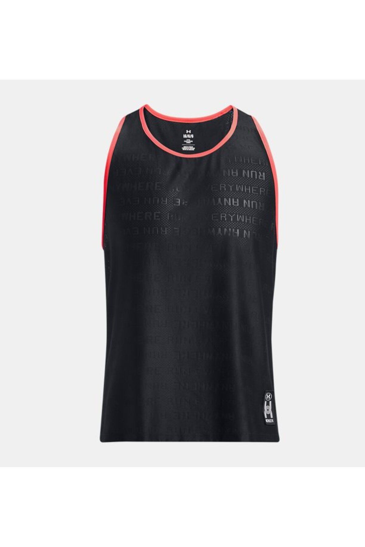رکابی ورزشی مشکی مردانه UA در همه جا ورزشکار مجرد 1379292 001 رانینگ می شود Under Armour