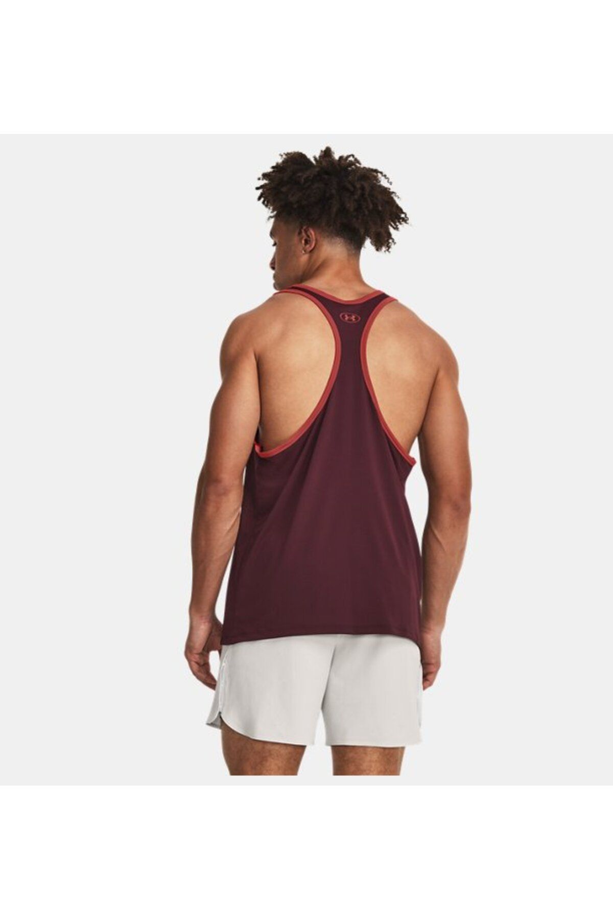 رکابی ورزشی قرمز مردانه ورزشکار Gym Project Rock 1380109 600 Under Armour
