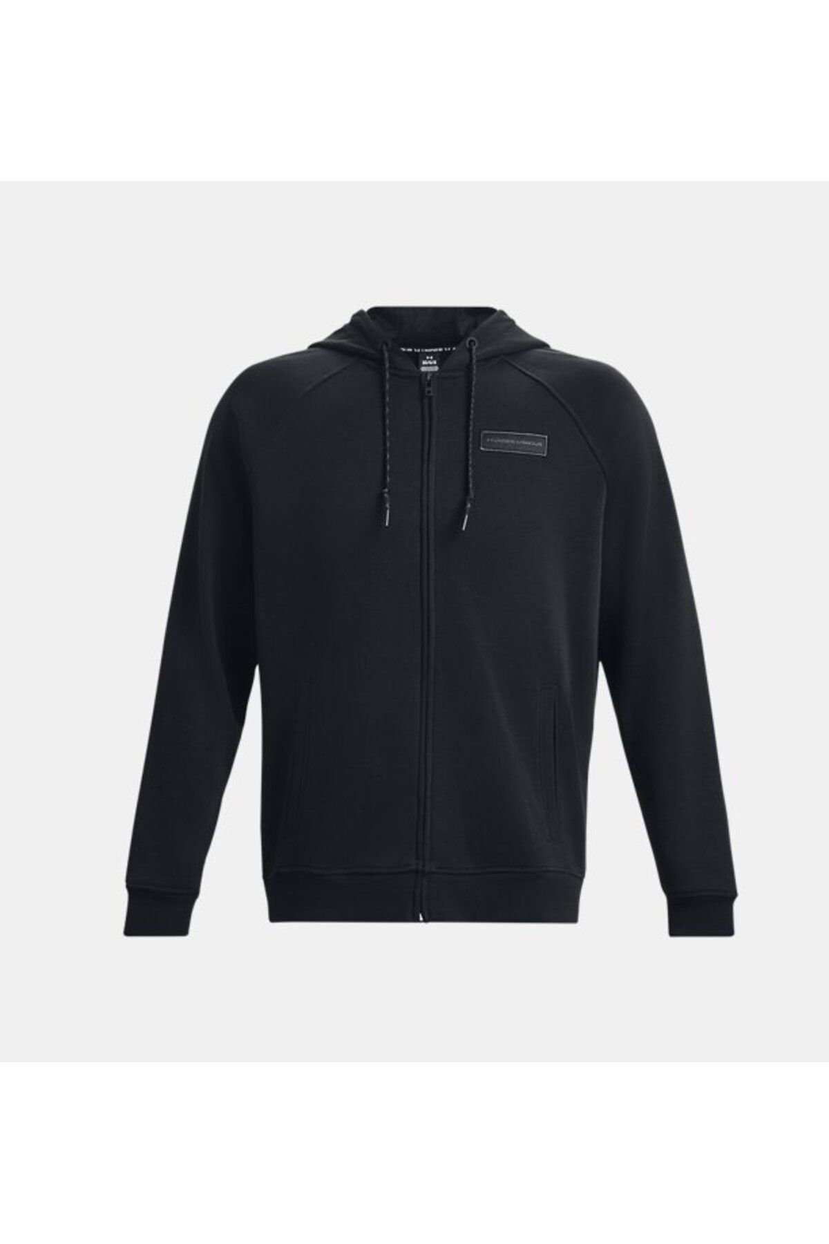 سویشرت ورزشی مشکی مردانه تری در وزن سنگین با اندازه کامل زیپ 1382112 001 Under Armour
