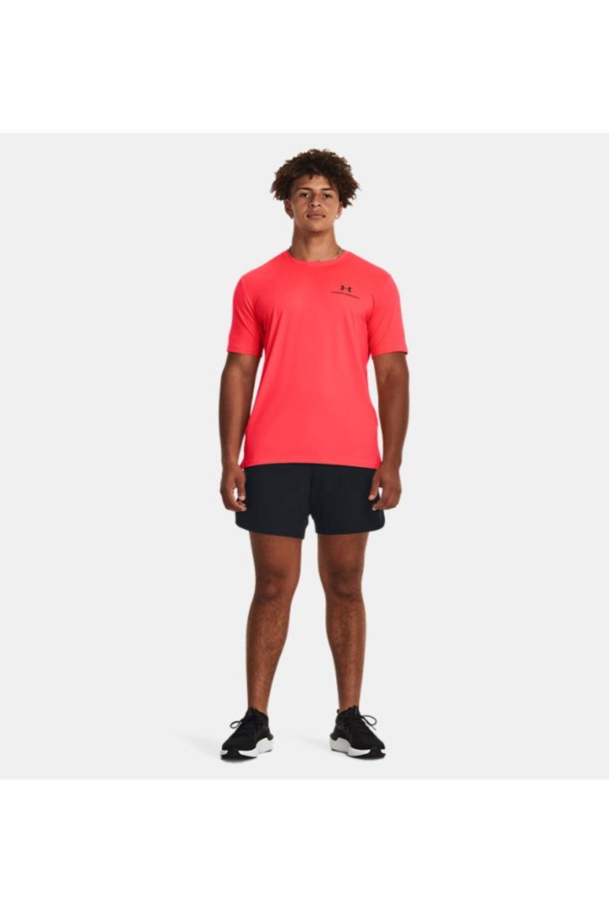 تی شرت قرمز مردانه آستین کوتاه انرژی 1366138 628 Under Armour