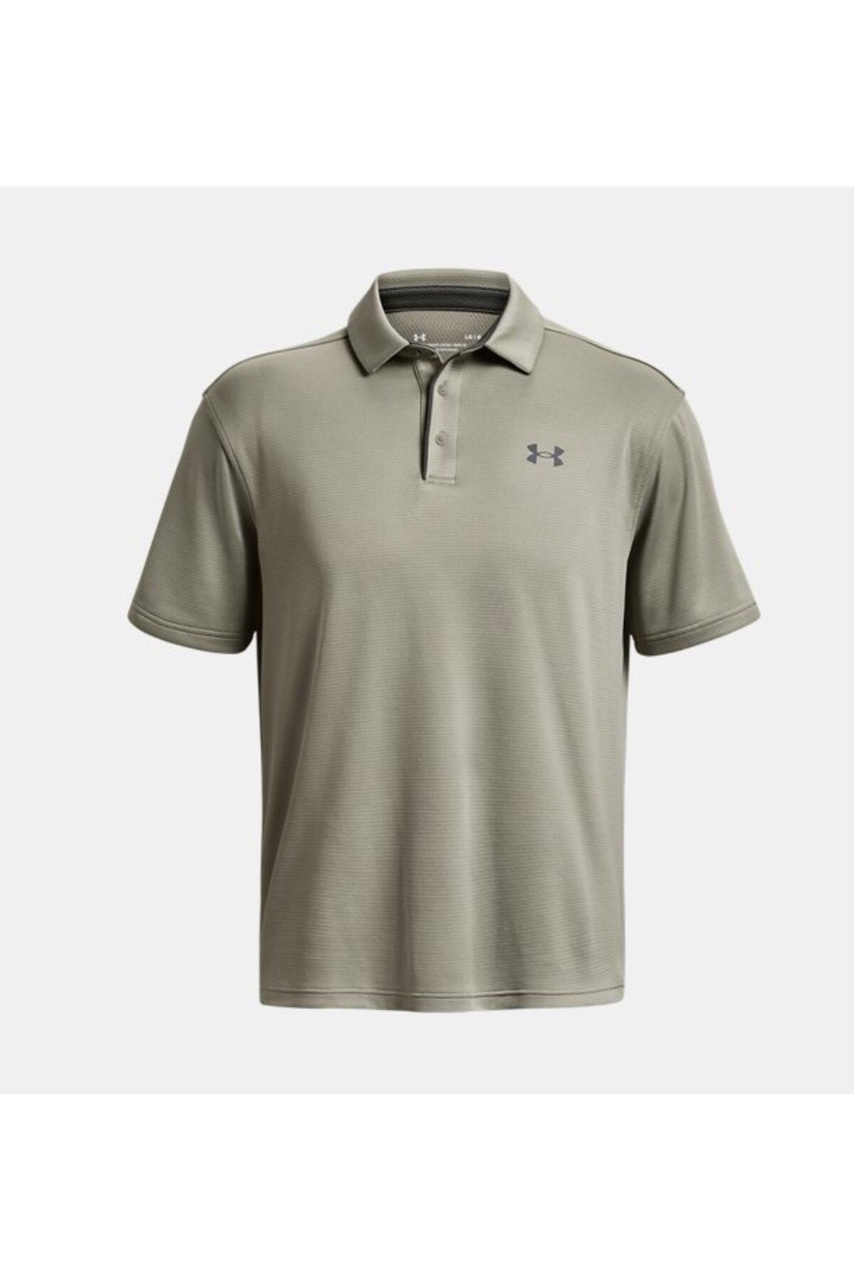 Grey under armour polo shirt hot sale