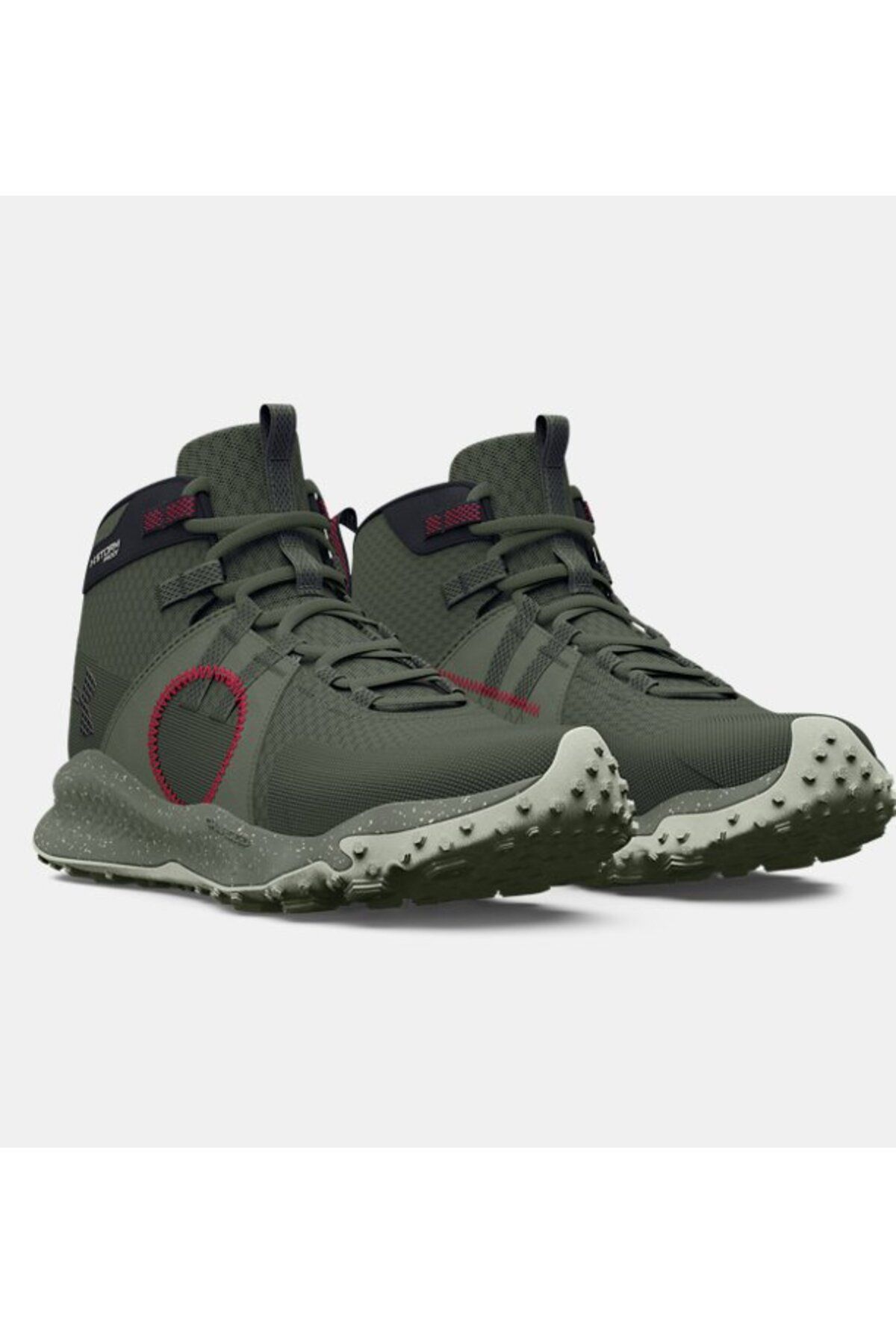 کفش های فضای باز سبز مردانه UA Maven Trek Trail Drafic 3026735 301 را شارژ کرد Under Armour
