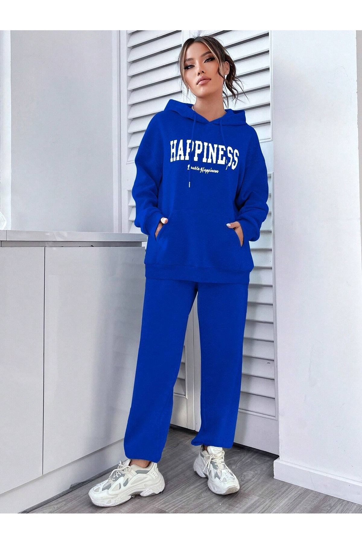 Blue tracksuit hot sale