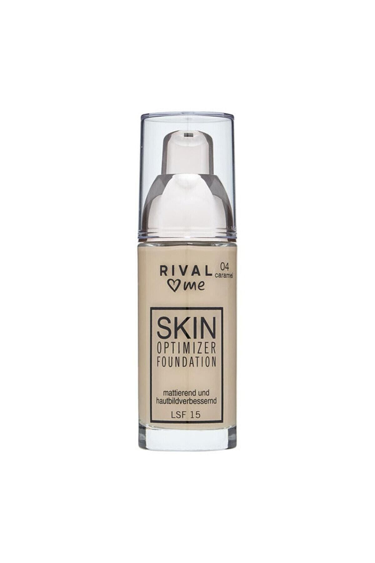 Rival Loves Me-SF15 Foundation with Sunscreen Skin Optimizer No:04 Caramel 30 Ml 1