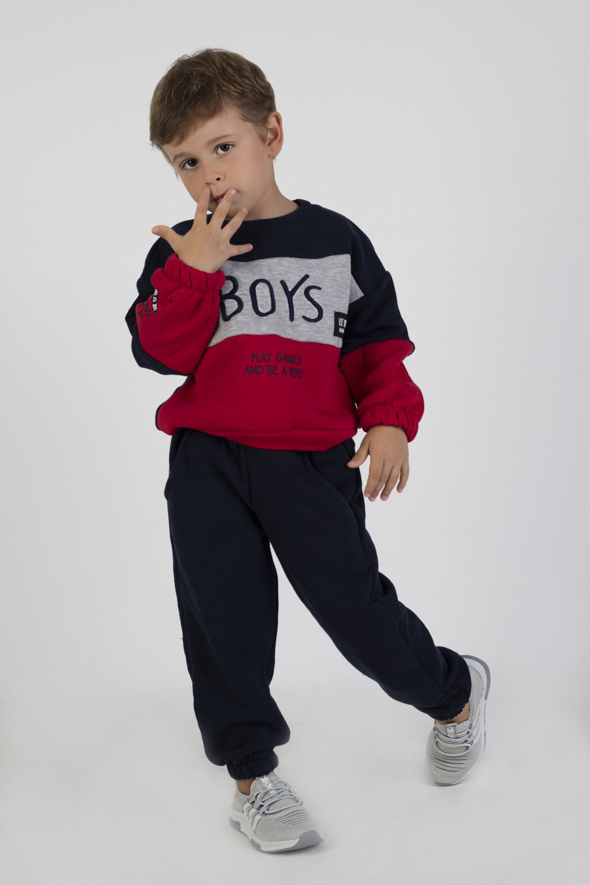 Boys knitted tracksuit hotsell