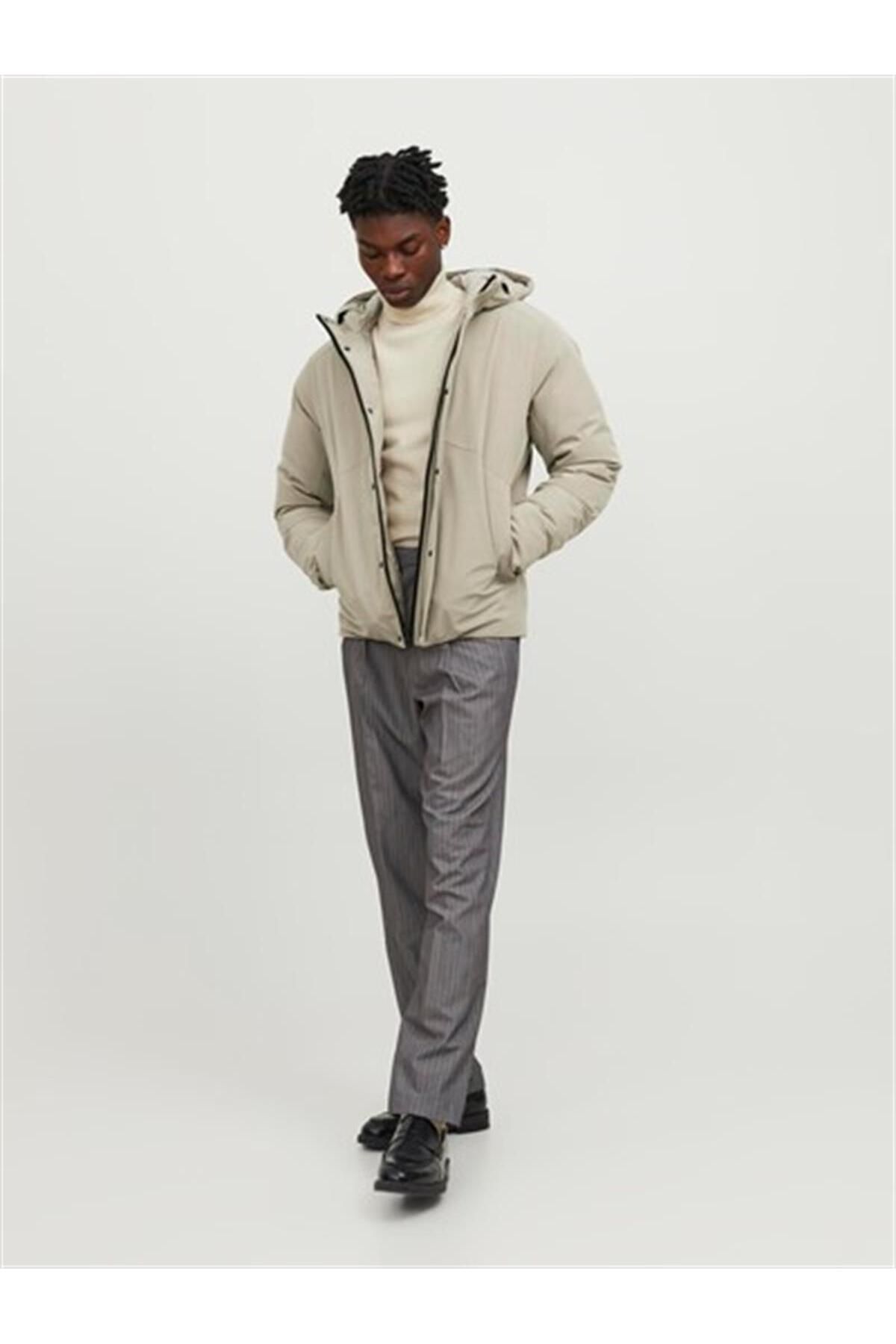ONLY-Ανδρικά Jack&Jones Premium 12238720   Παλτό Μπεζ 4