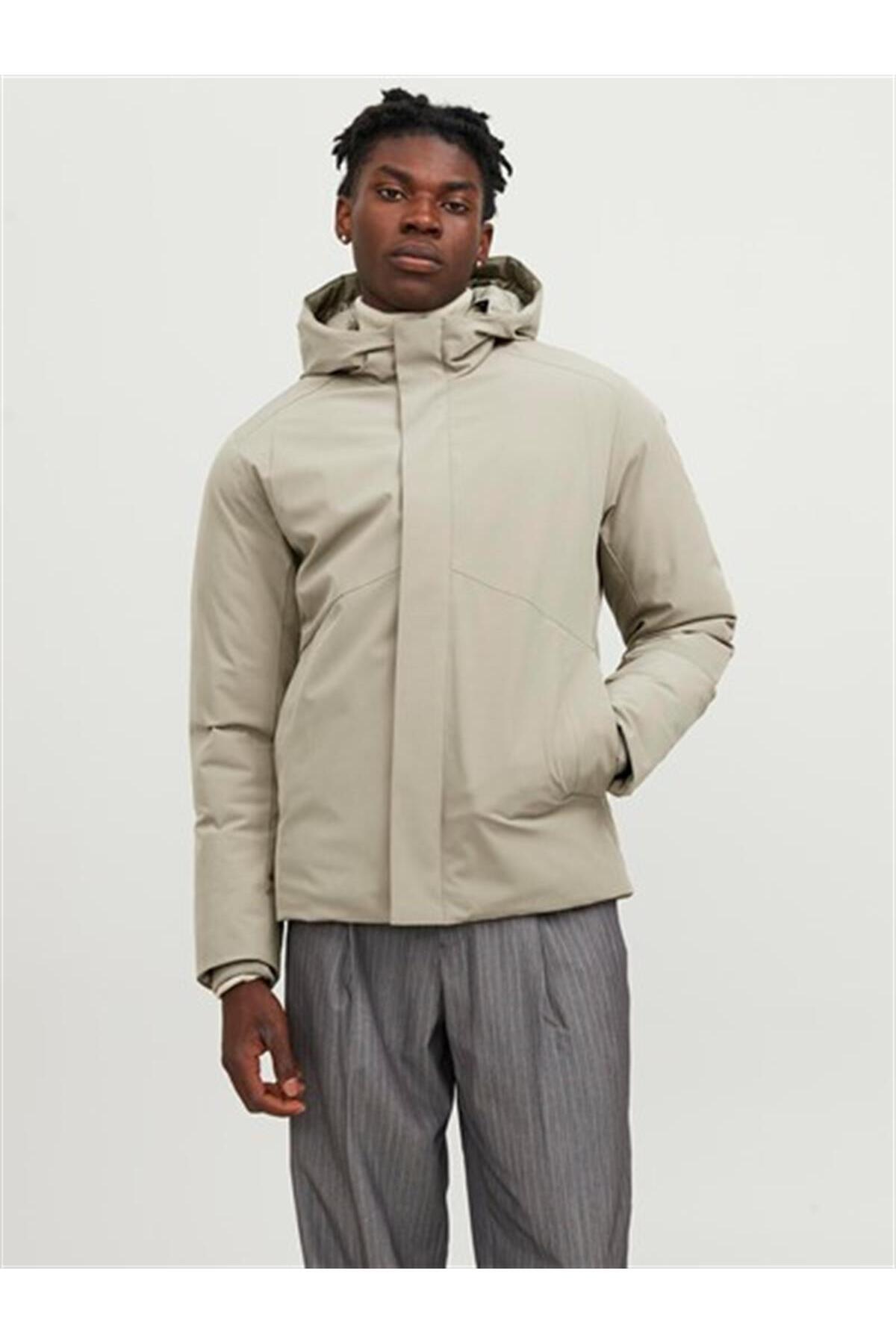 ONLY-Ανδρικά Jack&Jones Premium 12238720   Παλτό Μπεζ 2