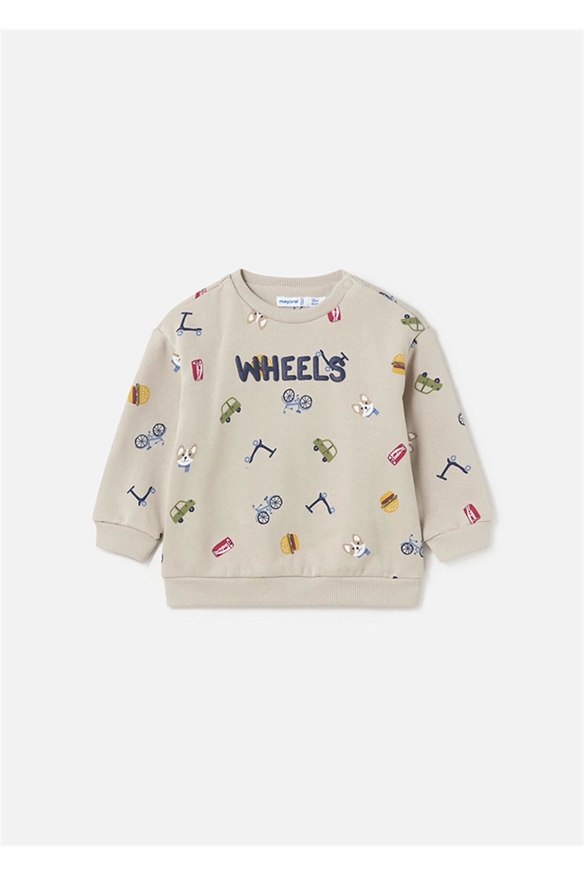Mayoral Erkek Bebek Baskılı Kazak Bej 2431 fotoğrafı 2 (önizleme)
