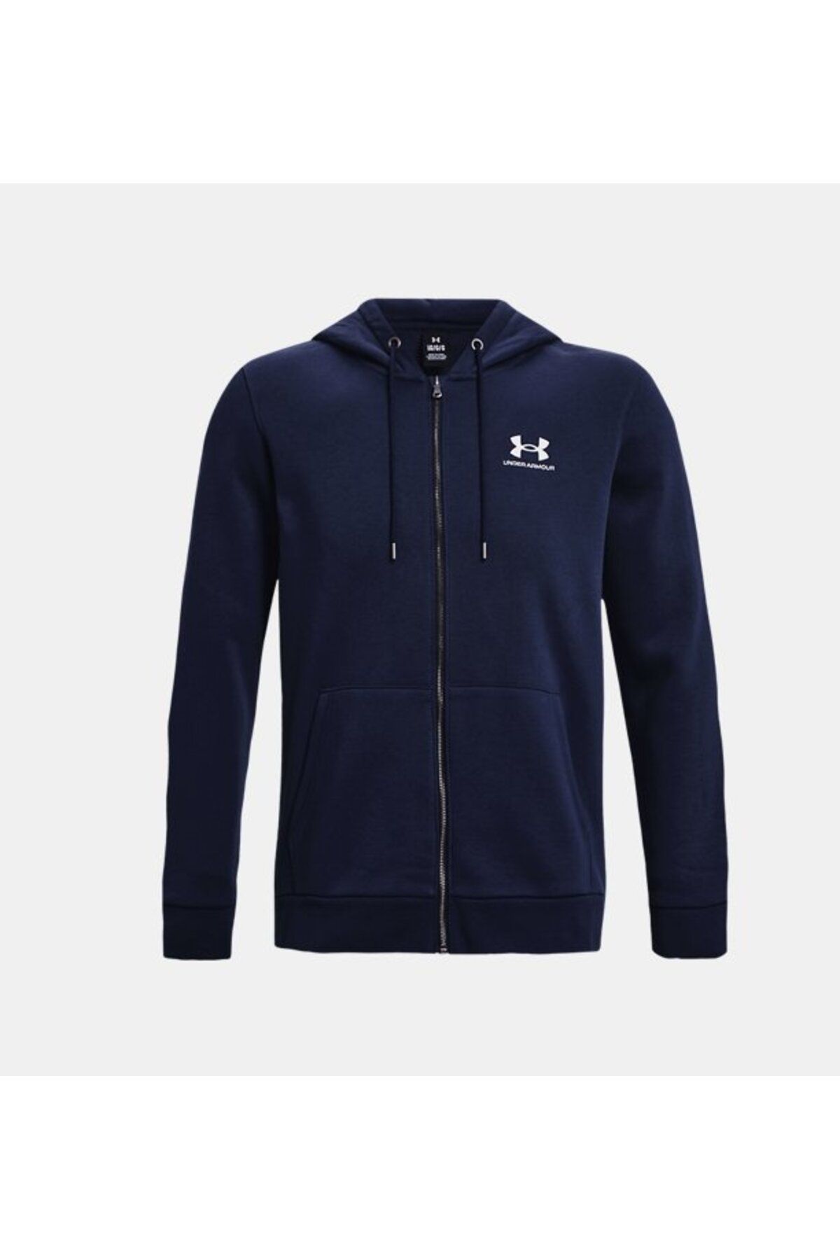 سویشرت ورزشی آبی مردانه پشم گوسفند ضروری در UA Zipper Upper 1373881 410 Under Armour
