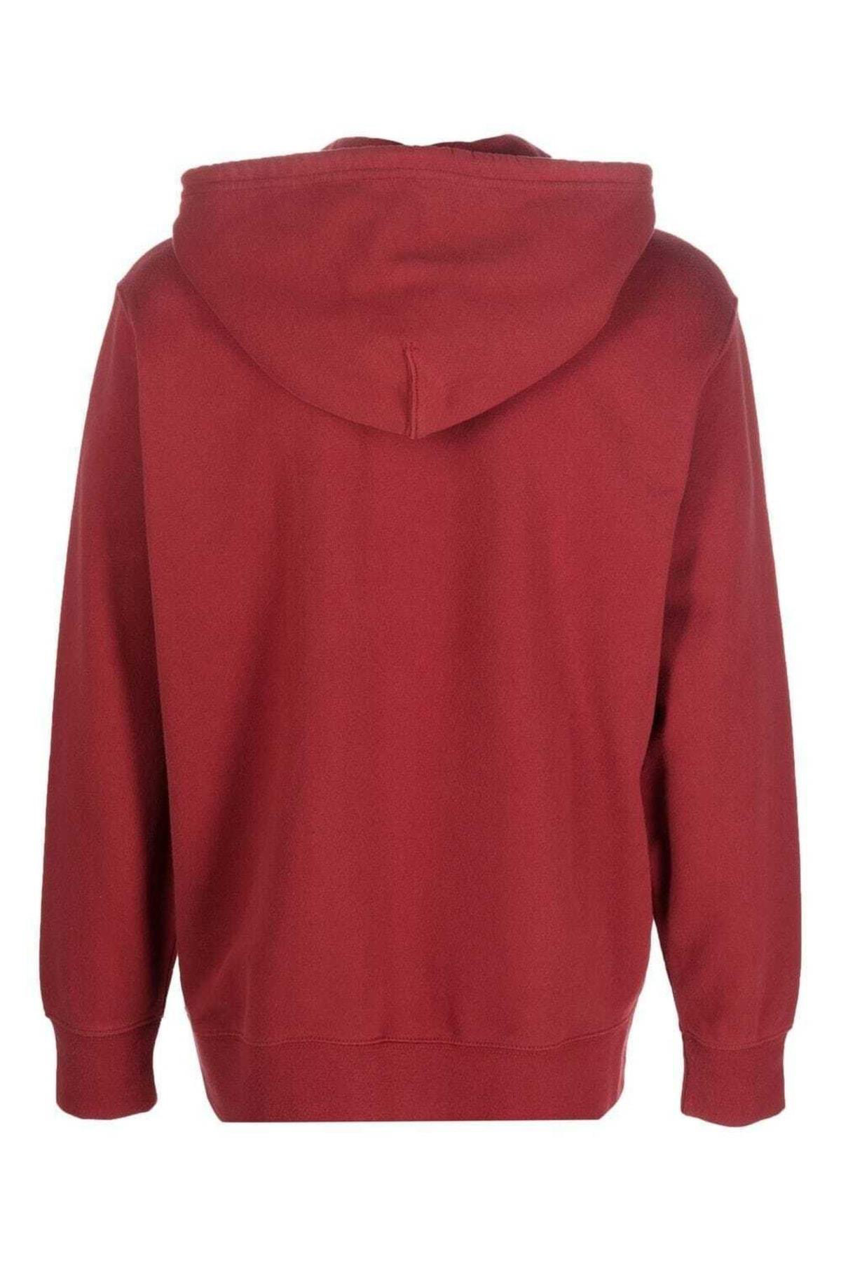 سویشرت لیوایز مردانه پنبه-پلی استر قرمز  راسته Regular/رگولار    Regular/رگولار Daily/روزانه | Levi's A4916-0002 TR - تصویر 3
