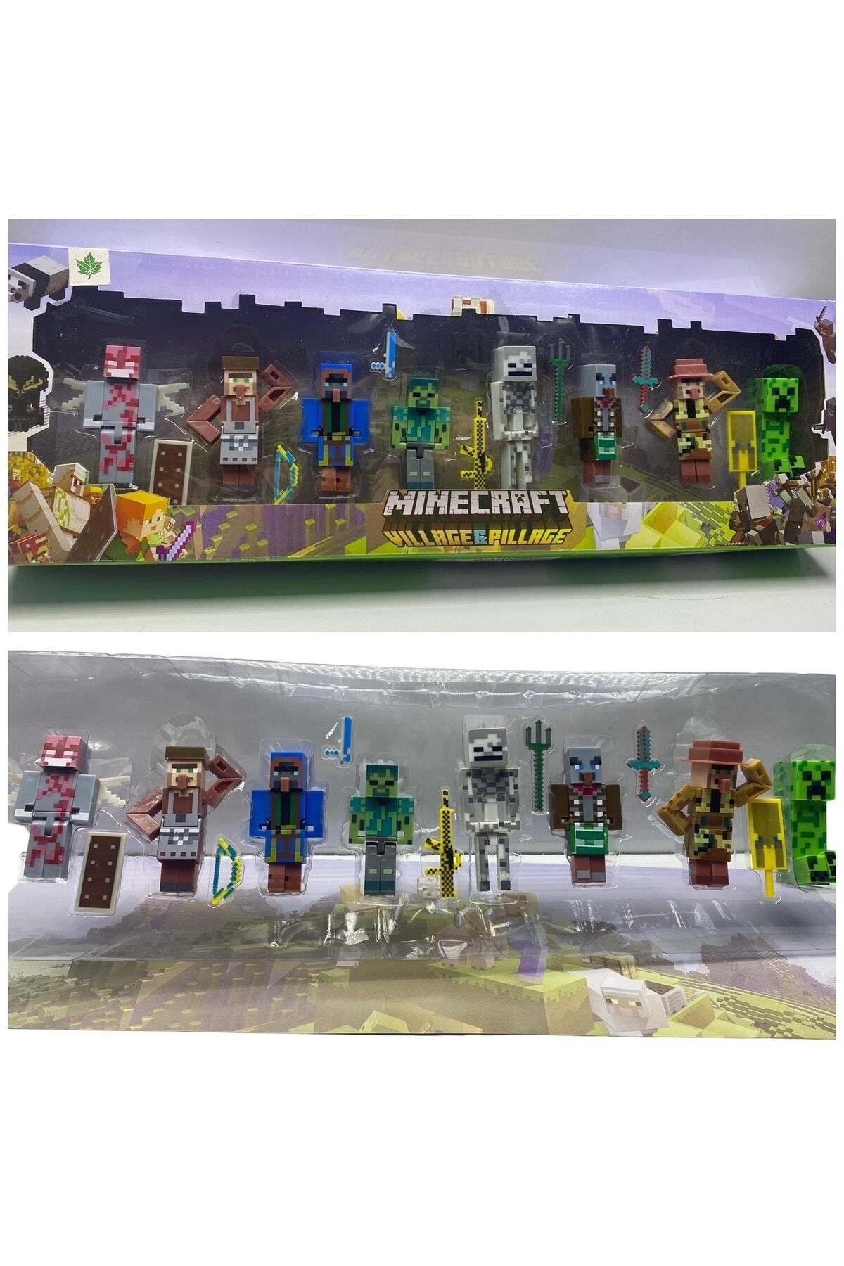 Minecraft figure set best sale