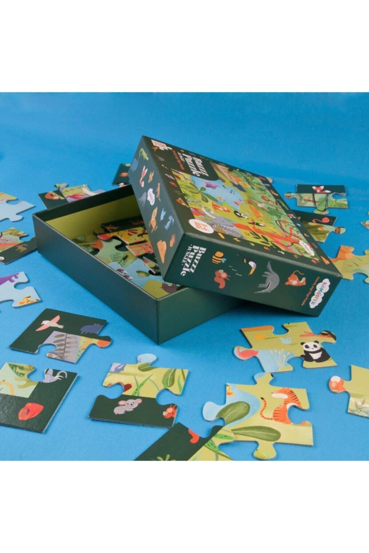 kidmosfer Ara Bul - Orman Hayvanları - 3 Yaş Üzeri Çocuklar Için Eğitici Ve Öğretici Puzzle 35 Parça Yapboz fotoğrafı 3 (önizleme)