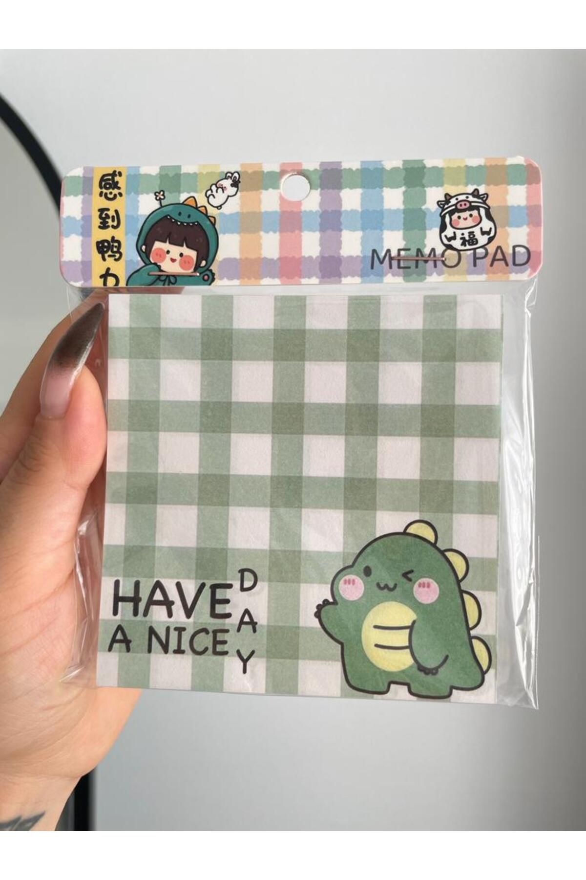 Planet Butik-Have A Nice Day Memo Pad Square Notepad 3