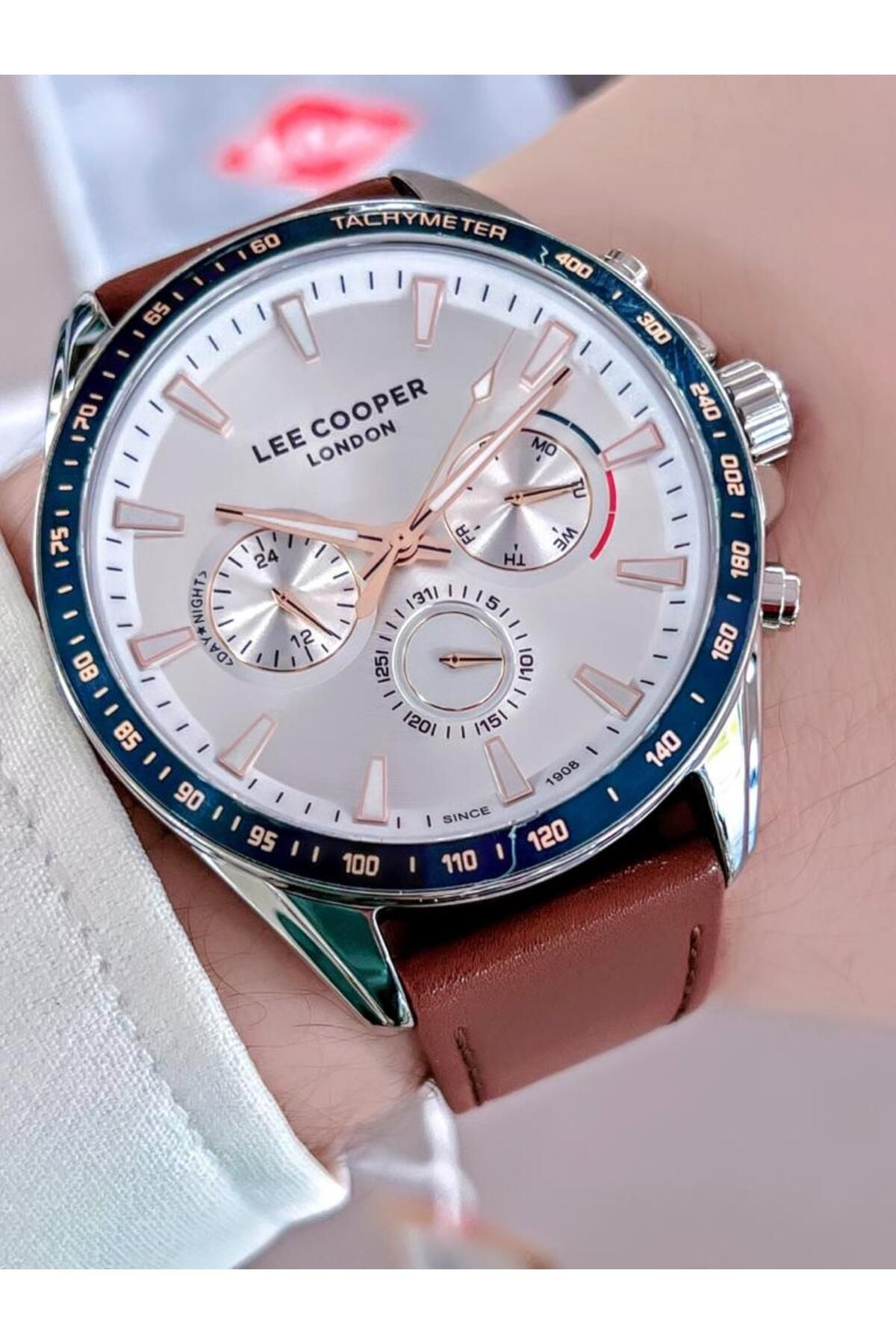 Lee Cooper Watch Brown Brown Trendyol