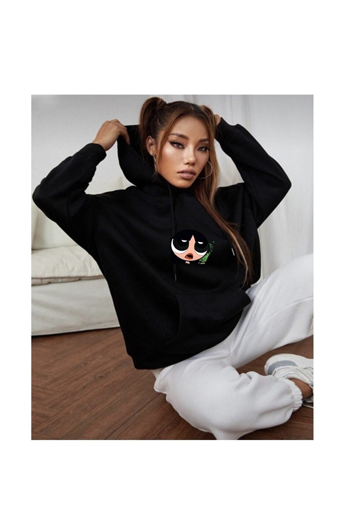 Powerpuff girl sweatshirt trendyol deals
