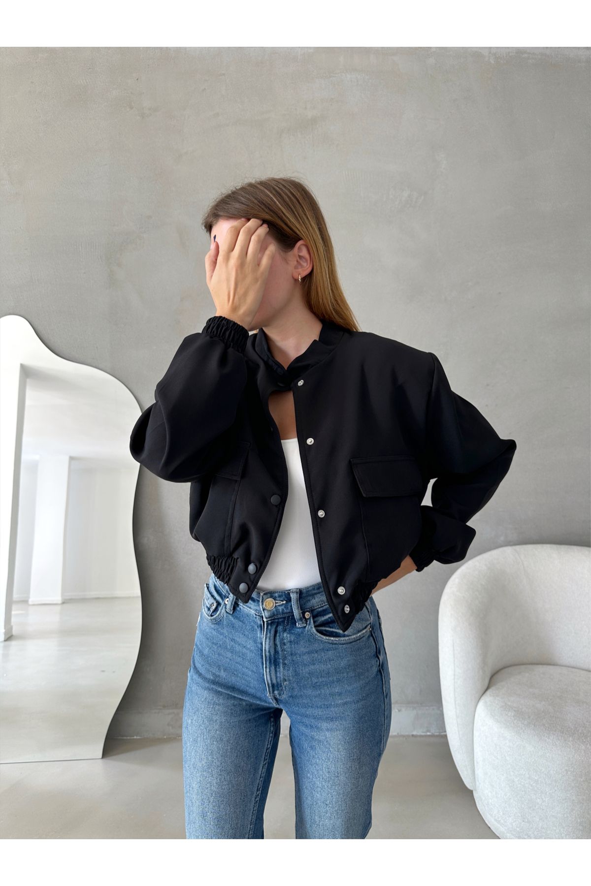 Bomber jacket and online shorts
