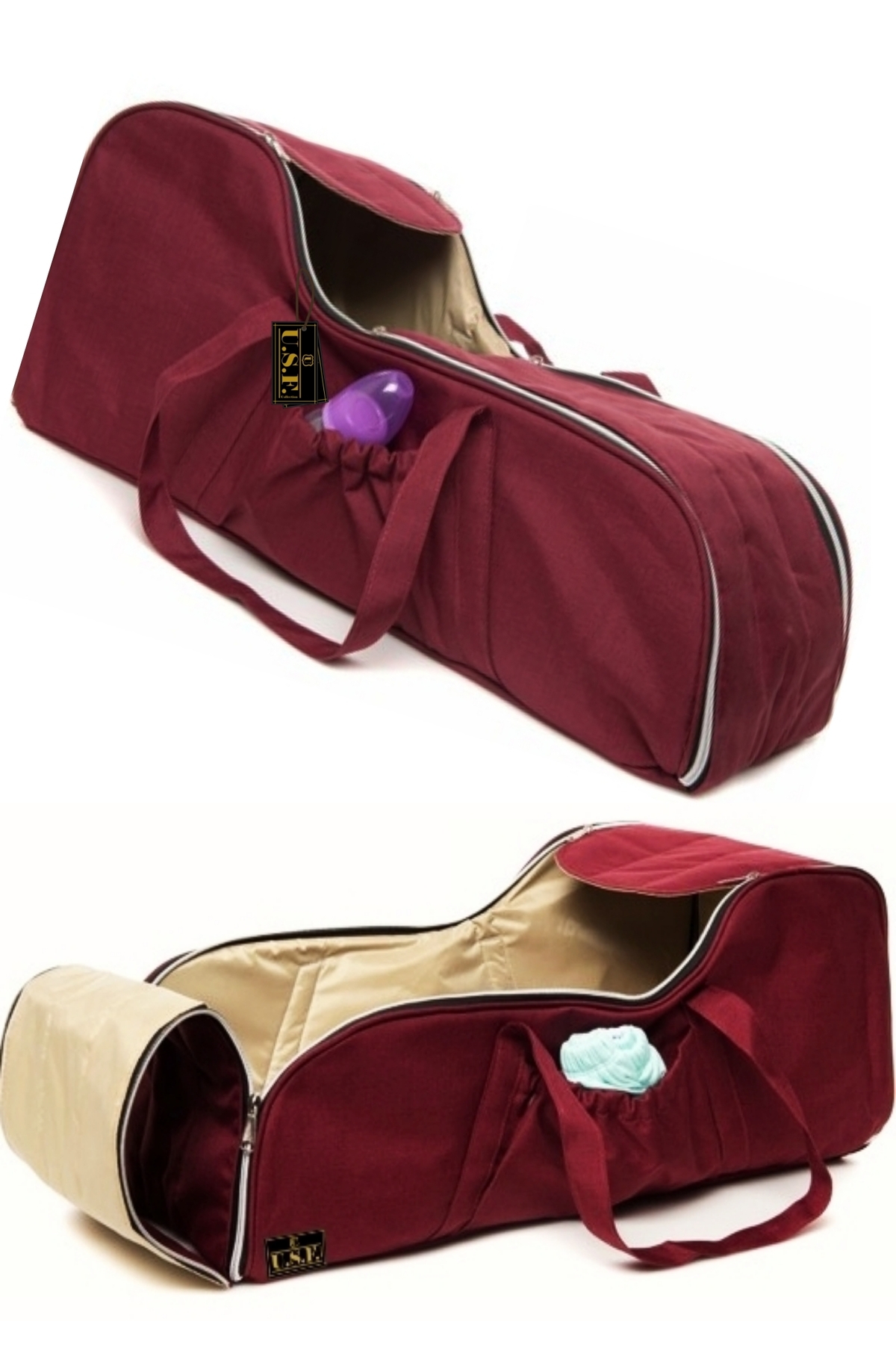 USF Portbebe Ana Kucağı Puset Bebek Taşıma (SIVI VE RÜZGAR GEÇİRMEZ) fotoğrafı 2 (önizleme)